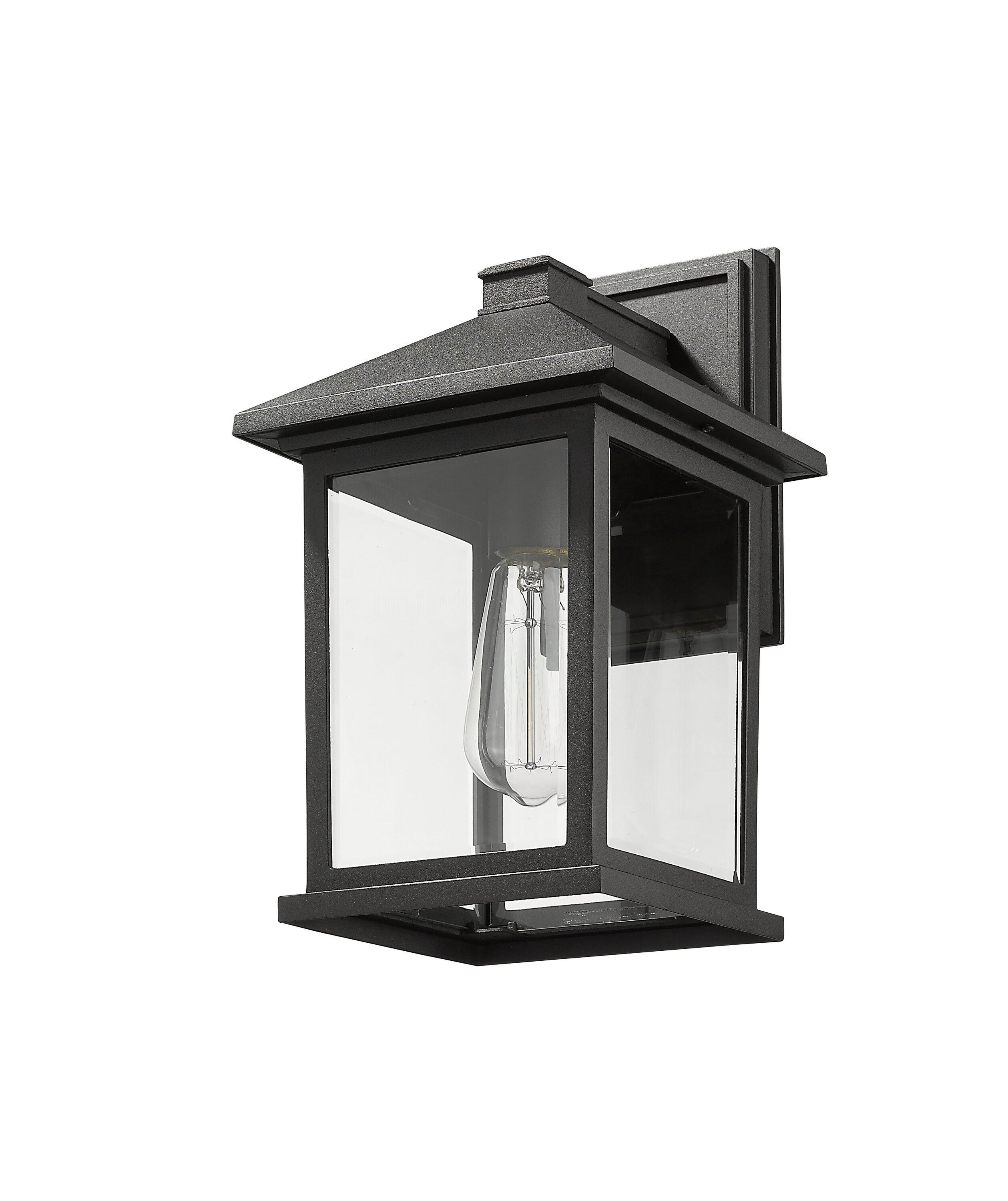 Z-Lite 531M-BK 1 Outdoor Wall Light, Black