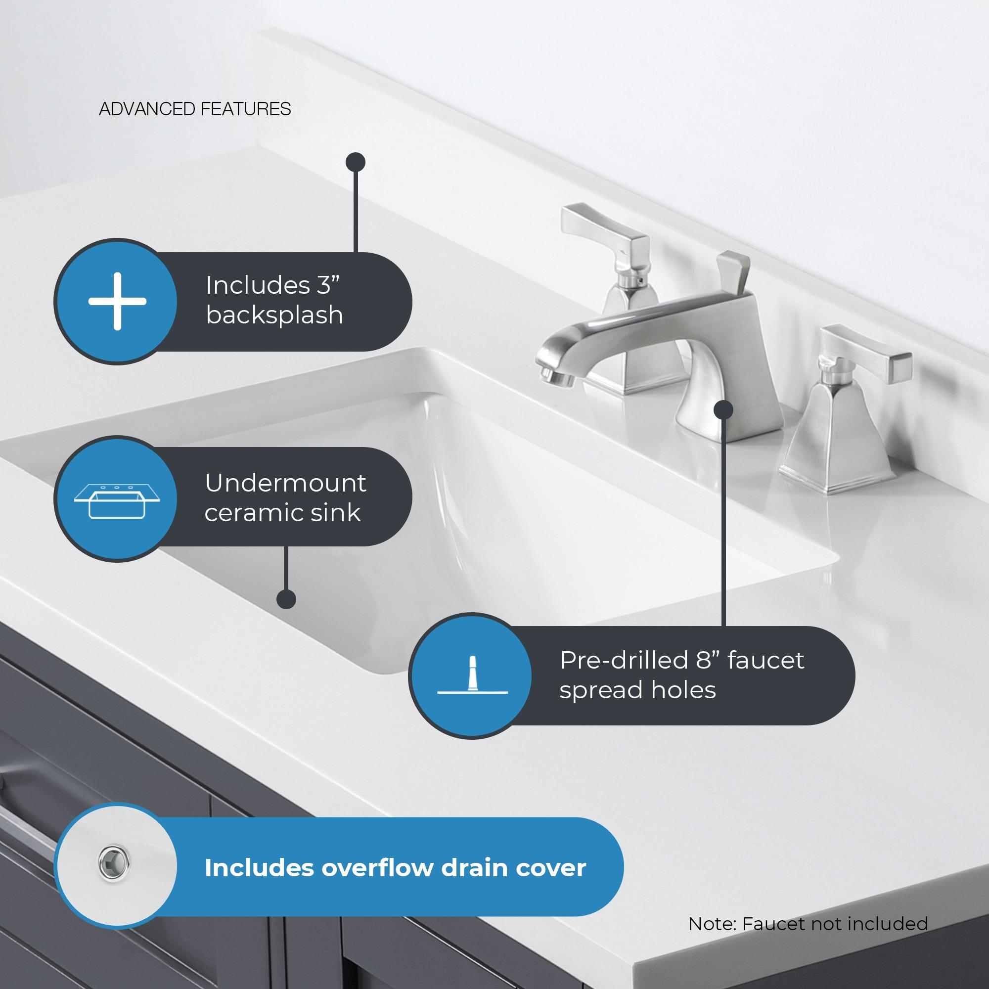 OVE Decors Tahoe 48" Single Bathroom Vanity