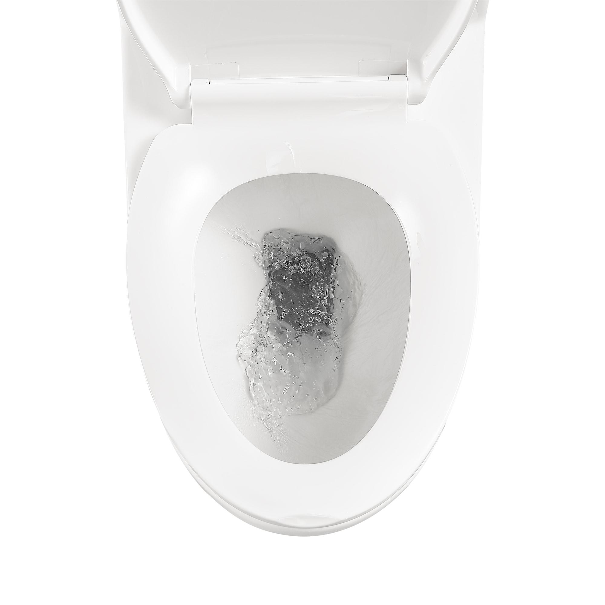 Lordear H-MTLC-T133 Lordear 1.28 Gallons GPF Elongated Comfort Height Floor Mounted One-Piece Toilet (Seat Included)
