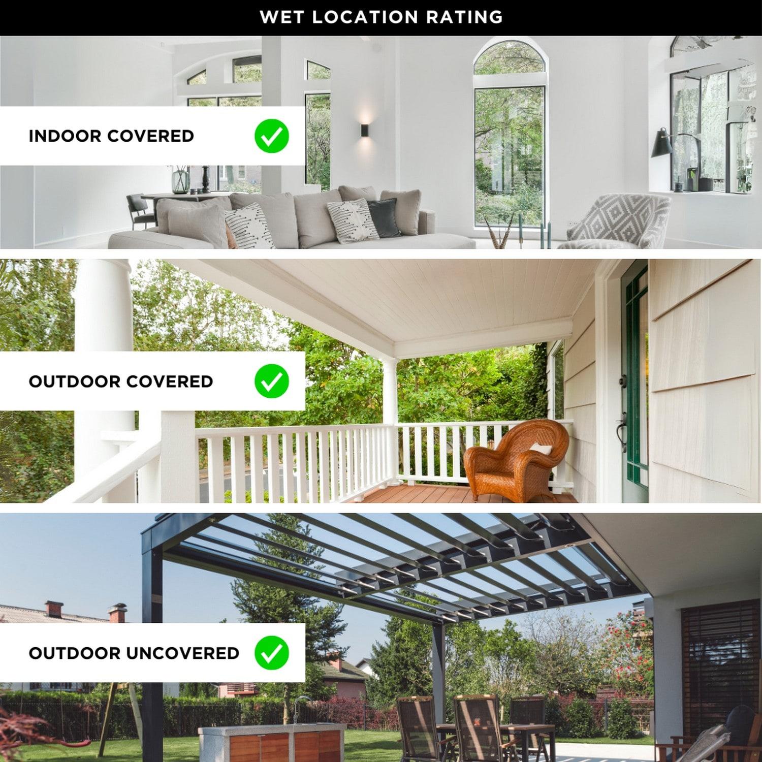 Alessandra 72'' LED Outdoor Ceiling Fan