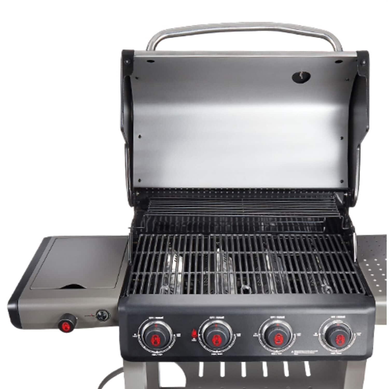 Coleman Cookout 4-Burner 36,000 BTU Propane BBQ Gas Grill w/ Side Burner, 637-Sq. In Cooking Surface