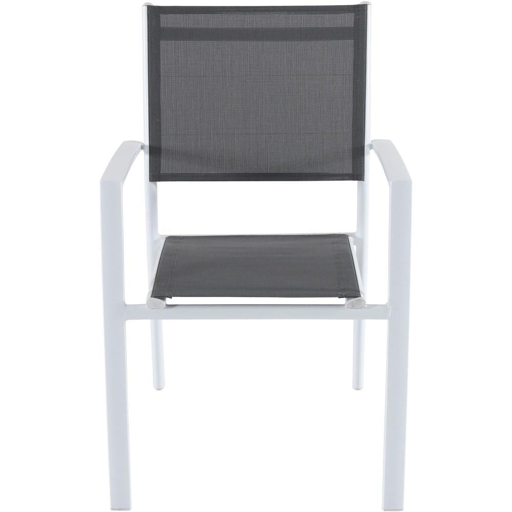 Hanover Cameron 11-Piece Expandable Dining Set with 10 Sling Dining Chairs and a 40" x 94" Table