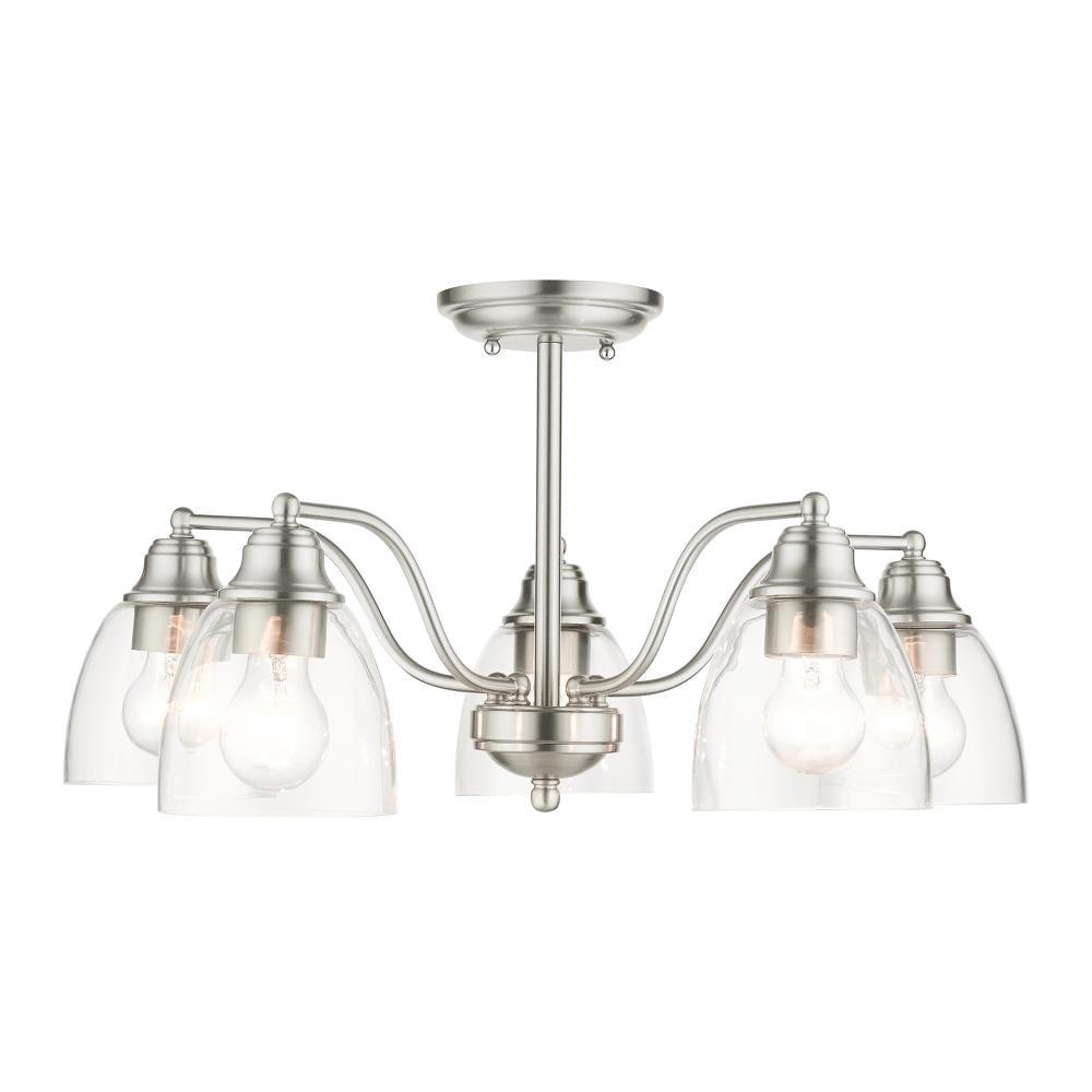 Livex Lighting Montgomery 5 - Light Chandelier in  Brushed Nickel