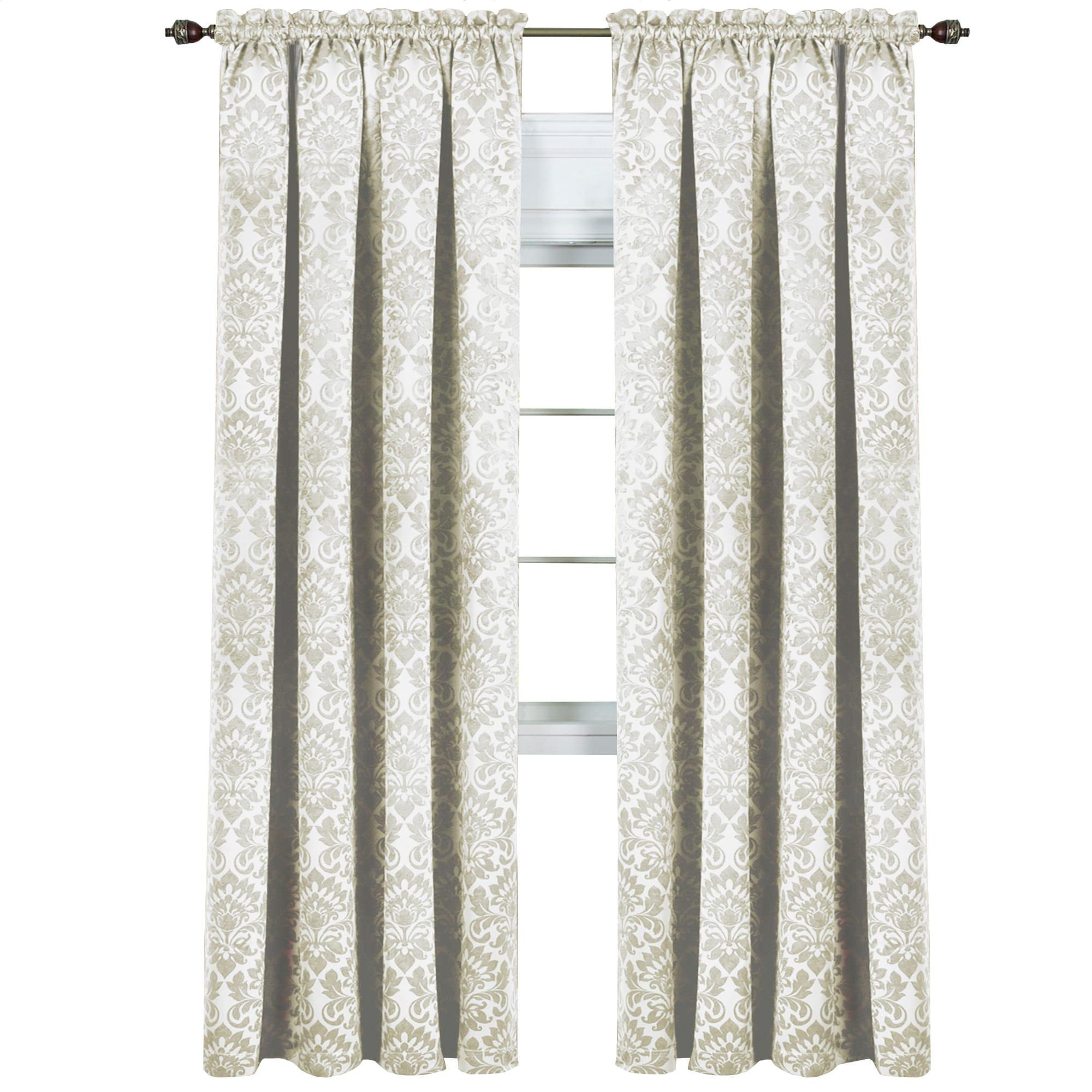 Achim Sutton Window Curtain Panel 52x84 - Ivory