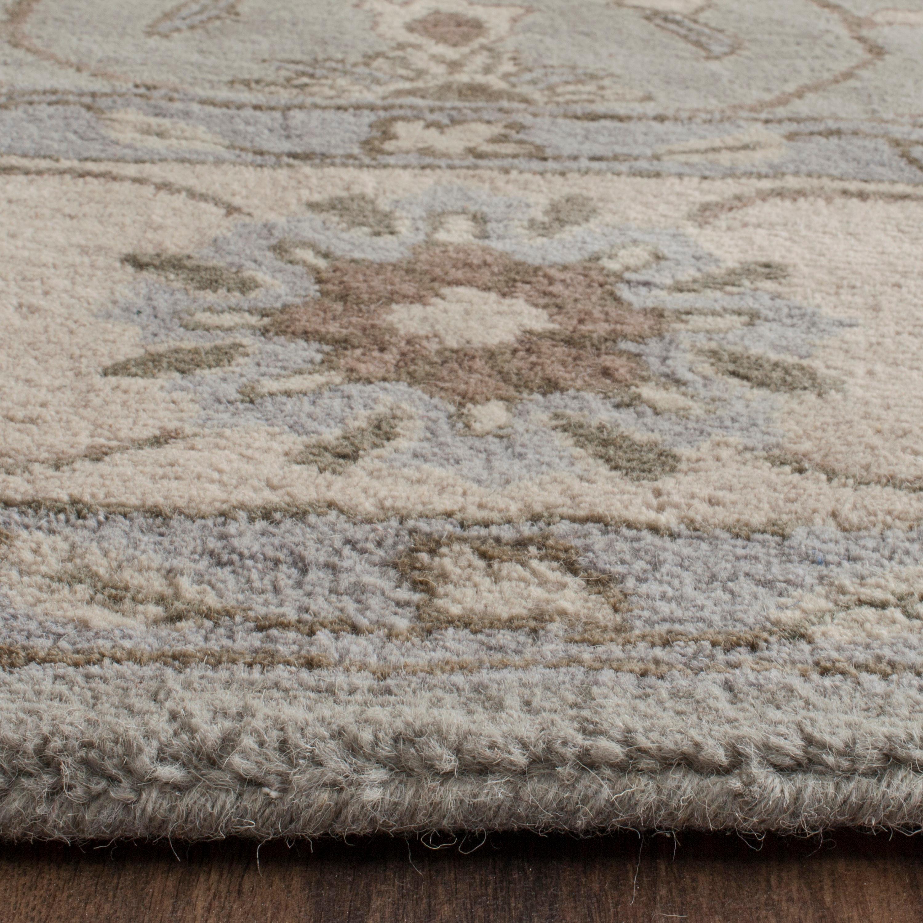 Heritage HG862 Hand Tufted Area Rug - Beige/Grey - 8'x10' - Safavieh.