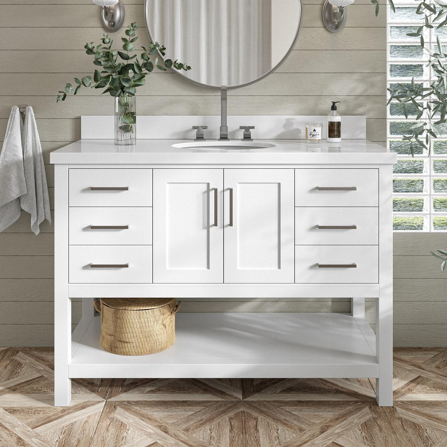 Magnolia 49" Single Bathroom Vanity Set