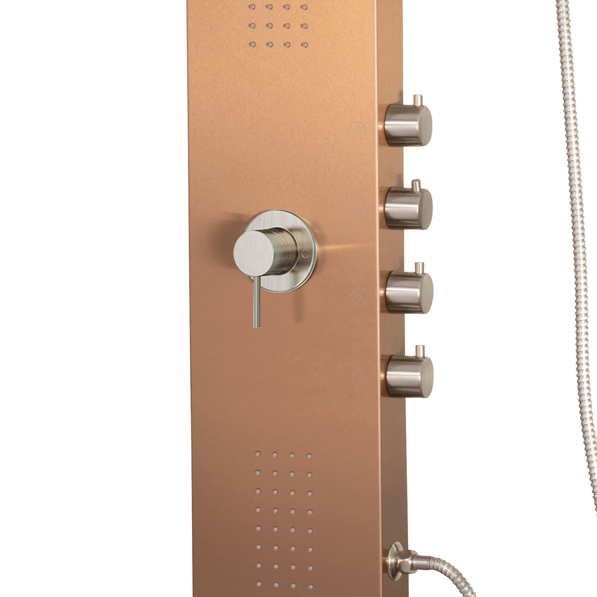 PULSE Santa Cruz ShowerSpa Stainless Steel Shower Panel