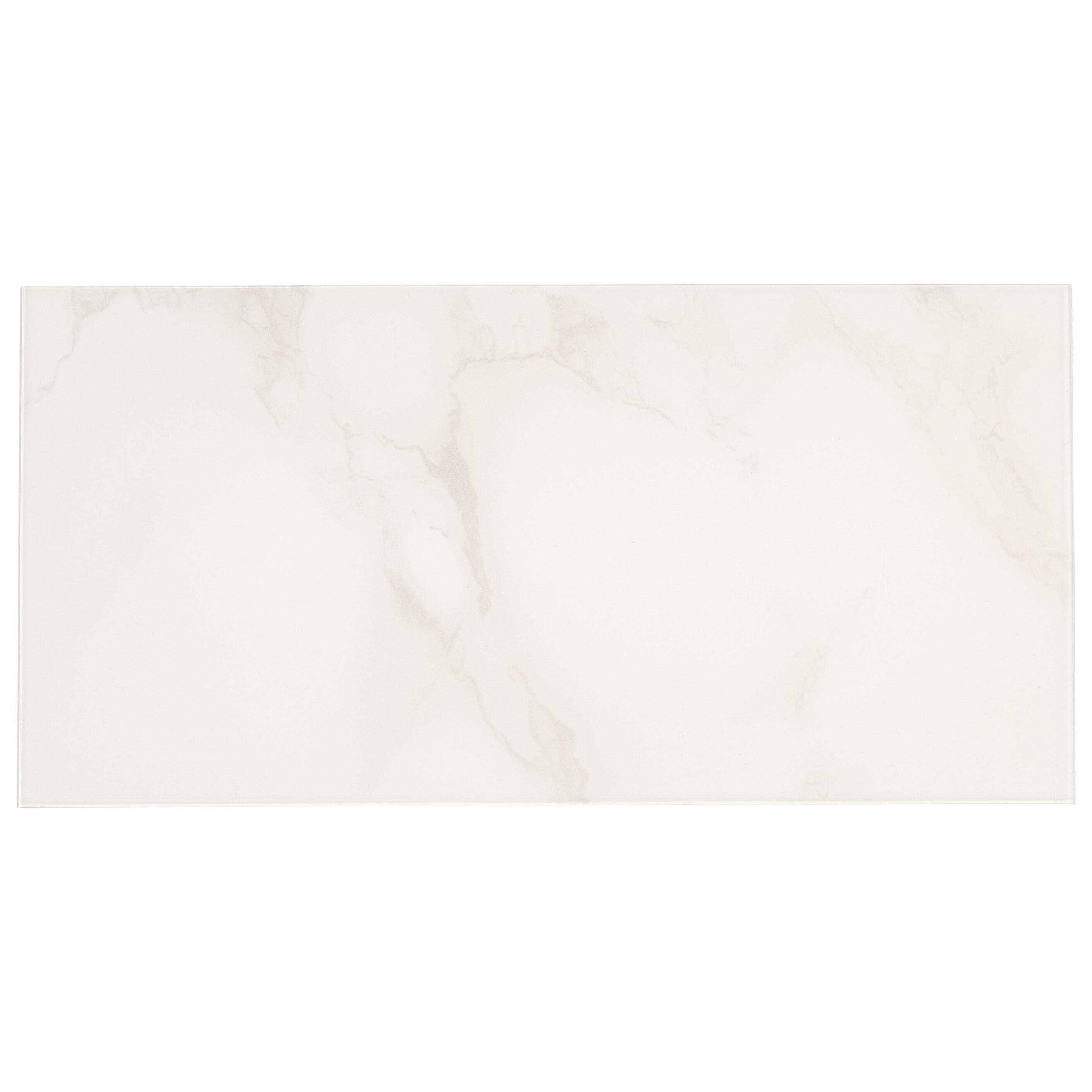 4'' W x 8'' L PVC Peel and Stick Subway Tile