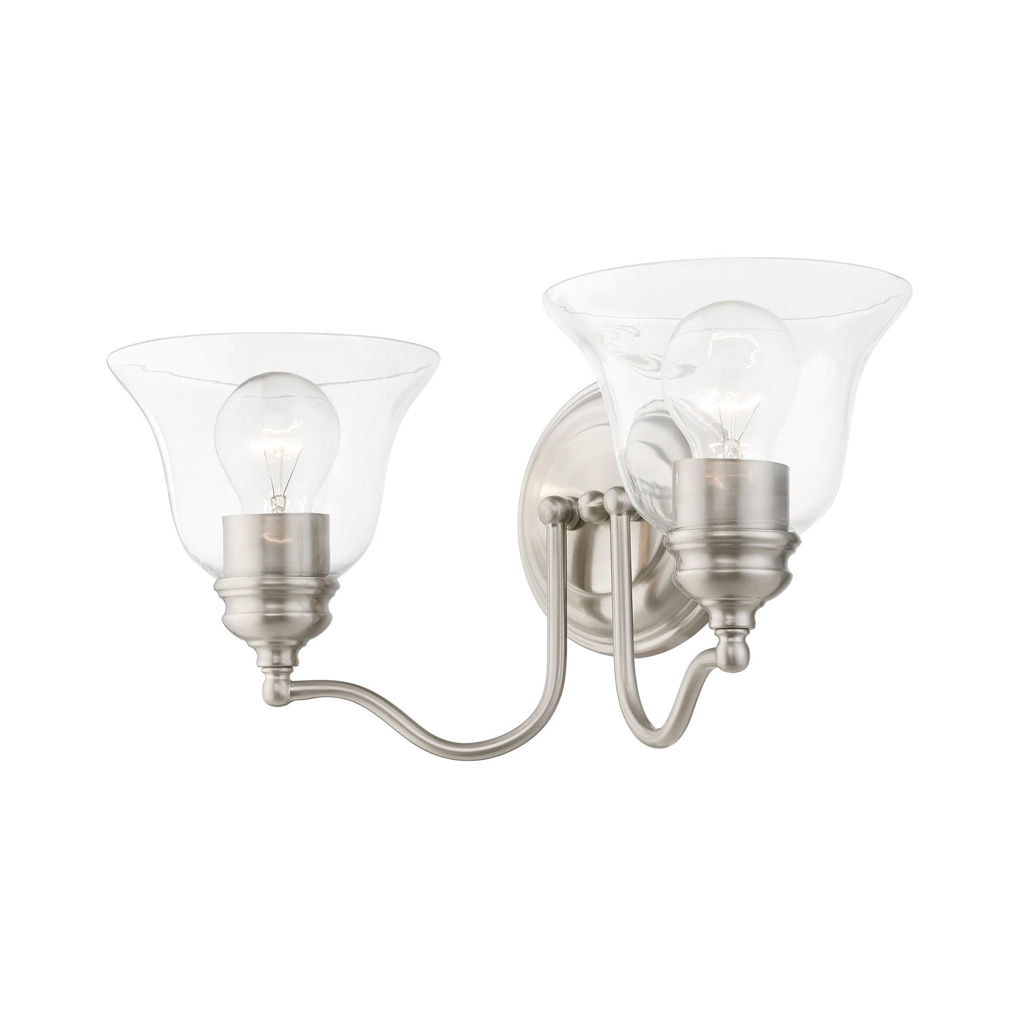 Livex Lighting Moreland 2 - Light Vanity in  Brushed Nickel