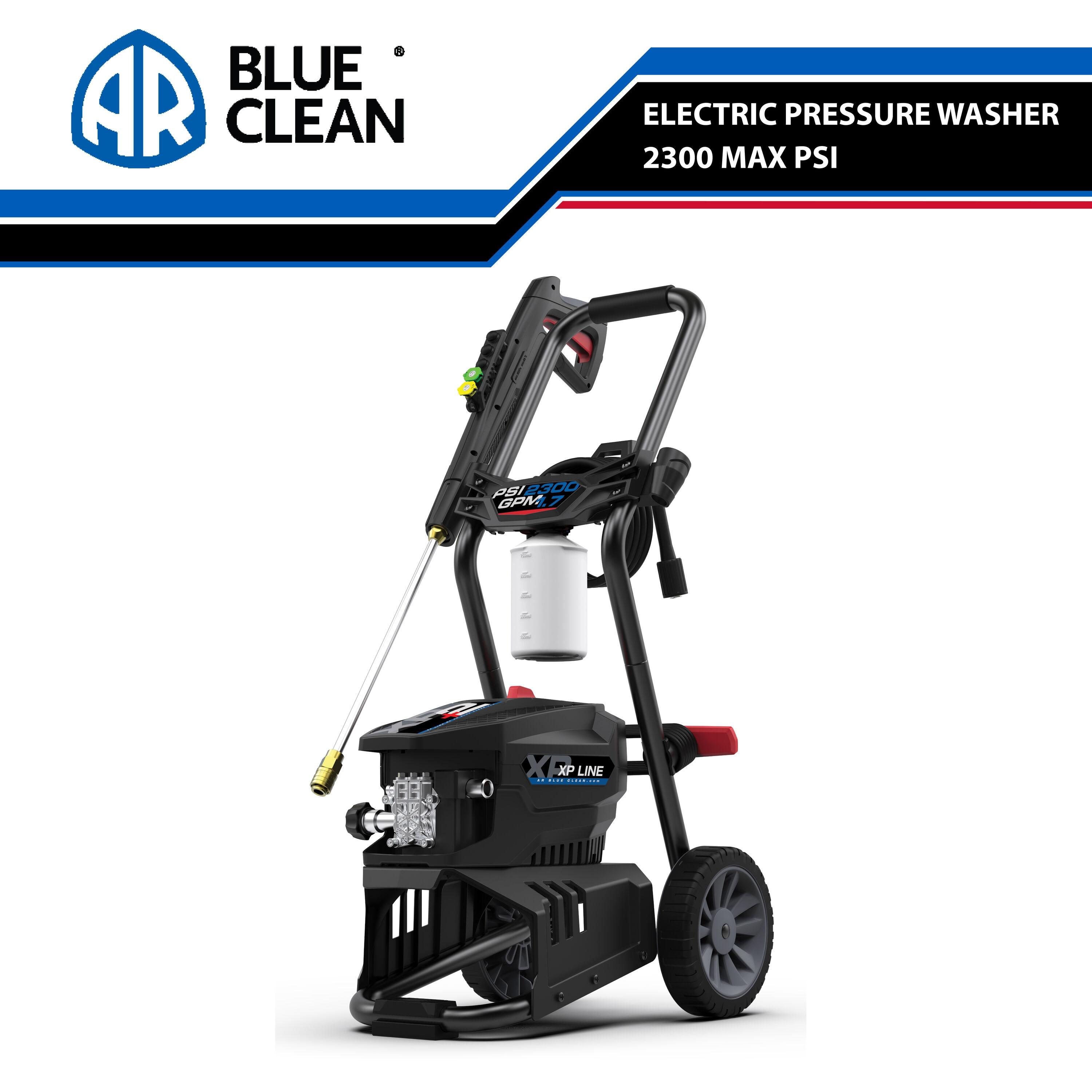 AR Blue Clean XP2 2300P Electric Pressure Washer, 2300 PSI, 1.7 GPM