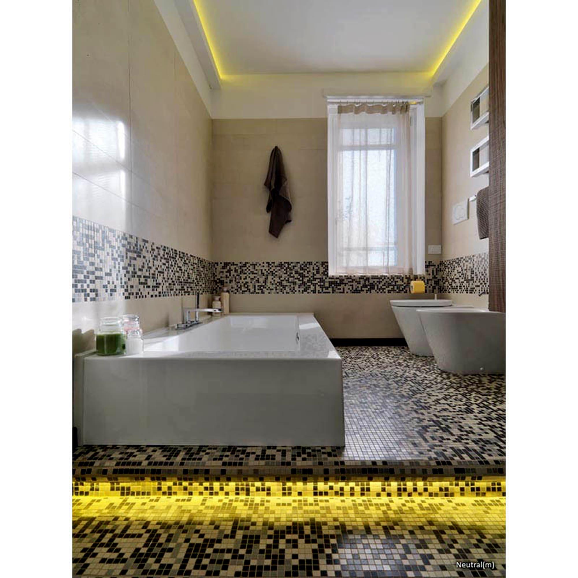 Mingles 0.8" x 0.8" Glass Grid Mosaic Wall & Floor Tile