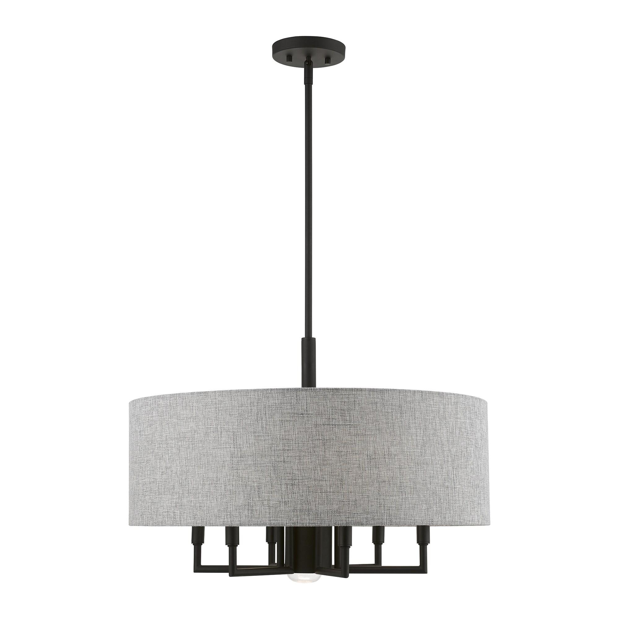 Livex Lighting Dakota 7 - Light Pendant in  Black
