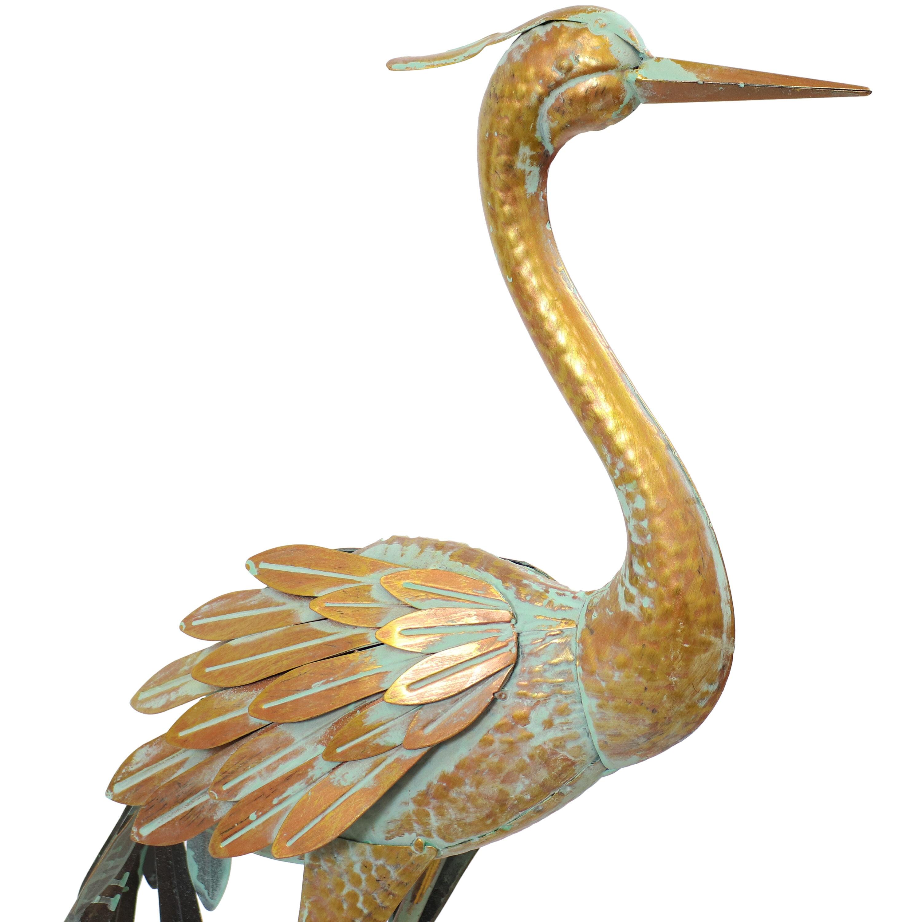 Amersfoort Preening Crane 2 Piece Garden Statue Set (Set of 2)