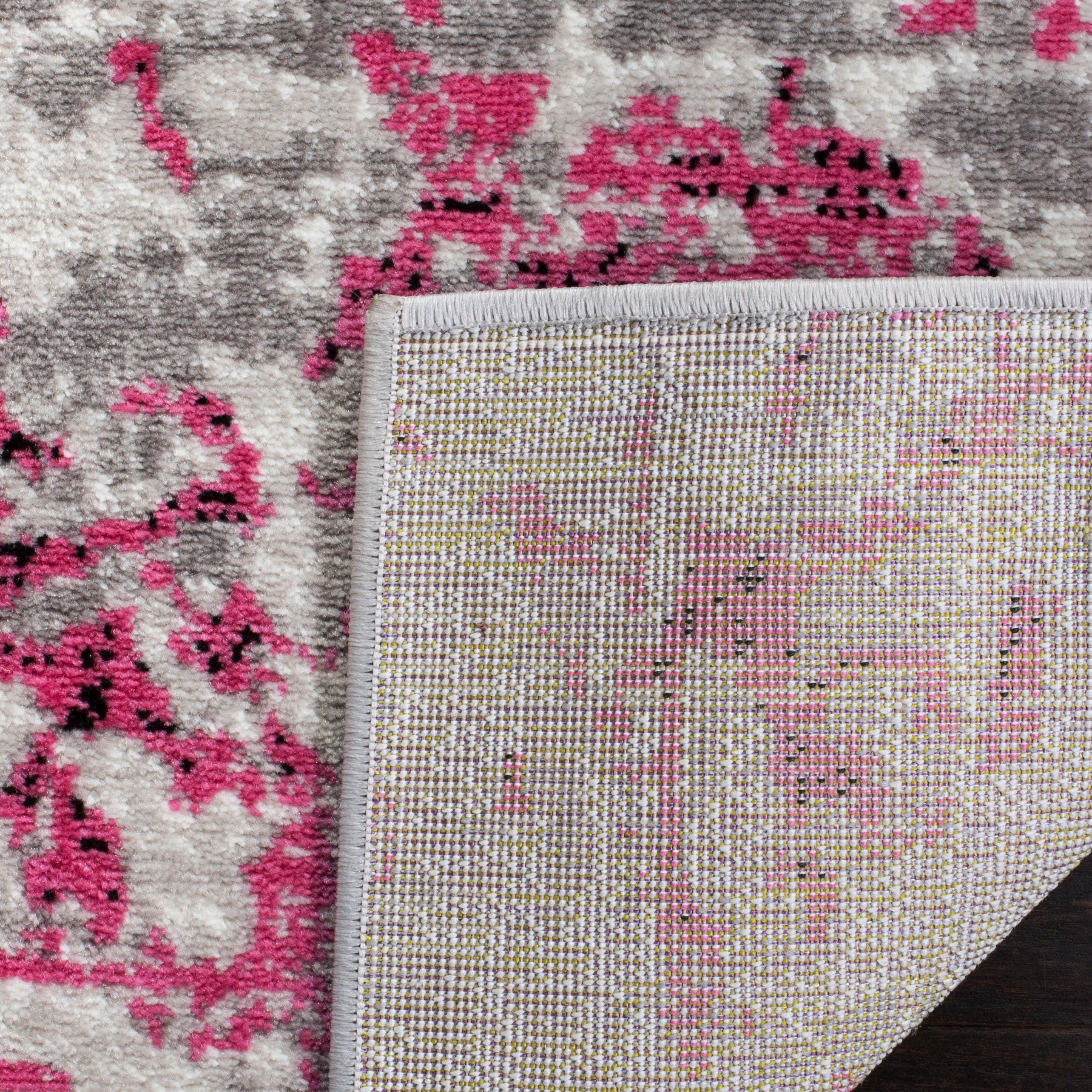 Skyler SKY186 Power Loomed Area Rug - Pink/Ivory - 4'x6' - Safavieh.