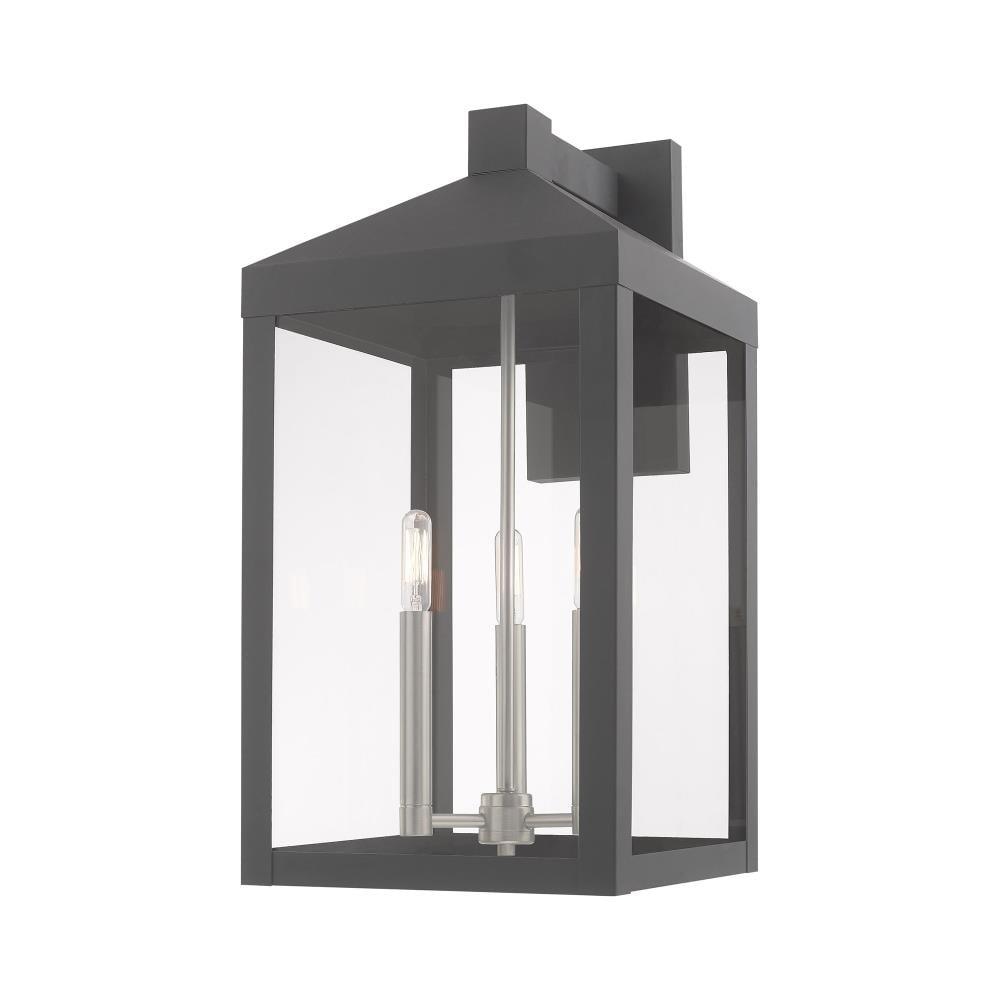 Livex Lighting Nyack 3 - Light Wall Light in  Scandinavian Gray