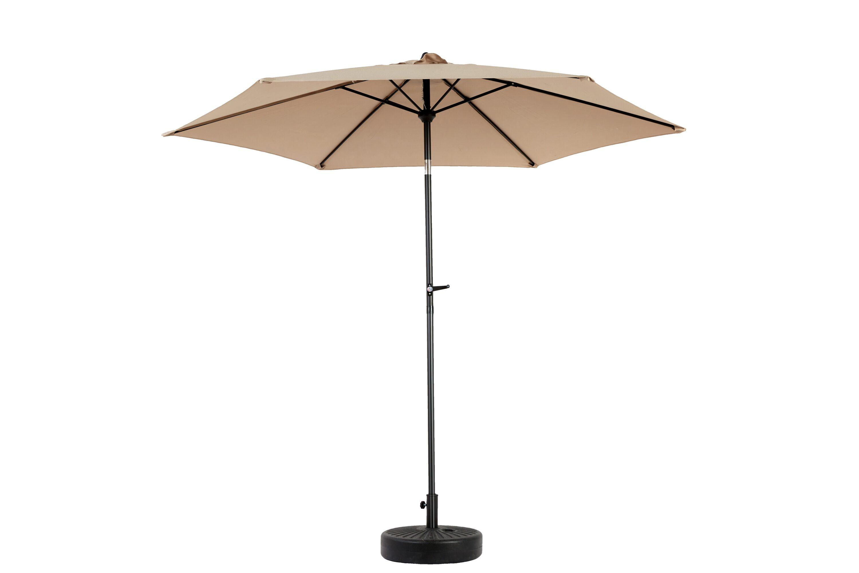 Arlmont & Co. Kyal 108'' Lighted Tilt Market Umbrella