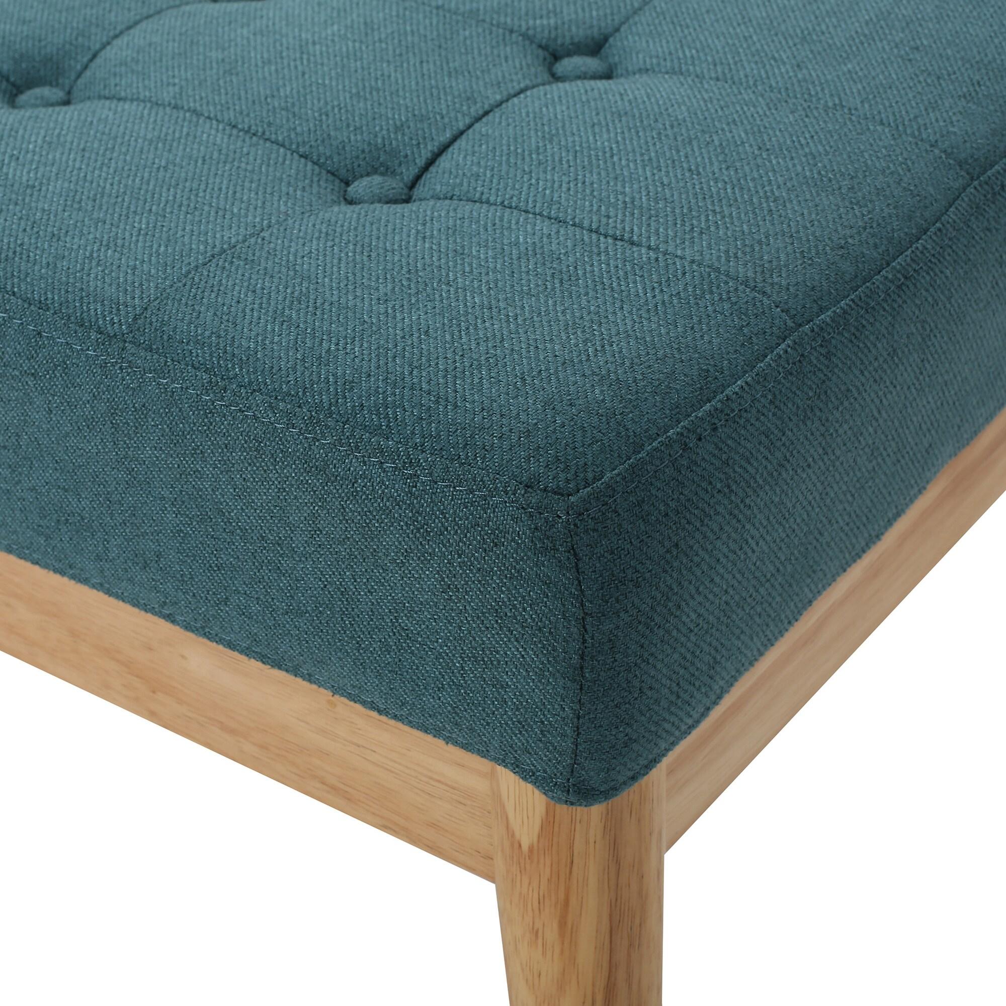 George Oliver Babbs Fabric Upholstered Bench