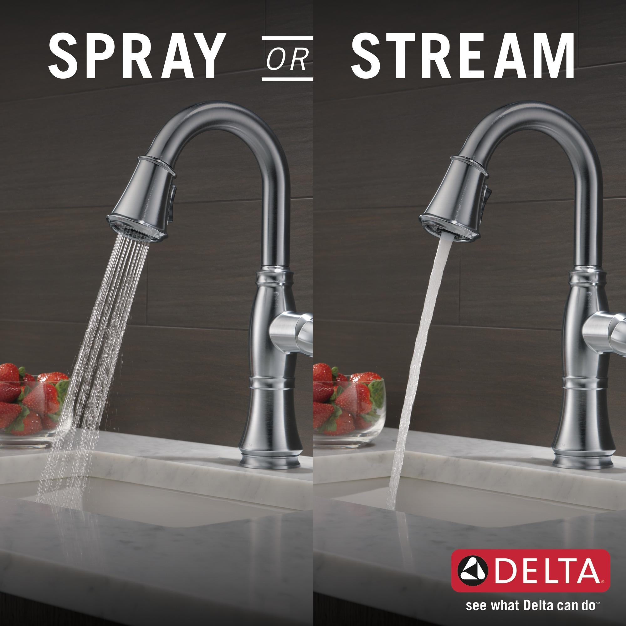 Cassidy Pull Down Sprayer Kitchen Sink Faucet, Single Handle Kitchen Faucet
