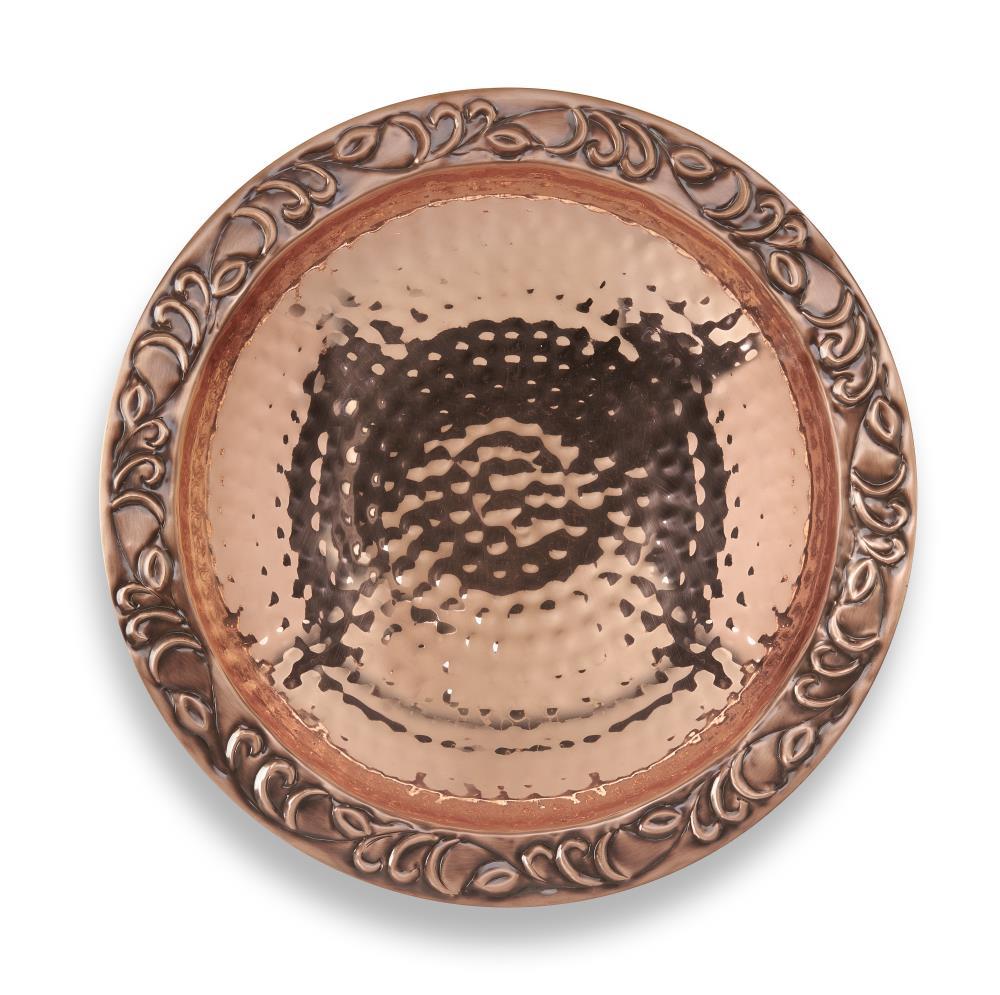 Good Directions Pure Copper Hanging Bird Bath, 13.5” Diameter, Features a Brass Chain, Bird Feeder