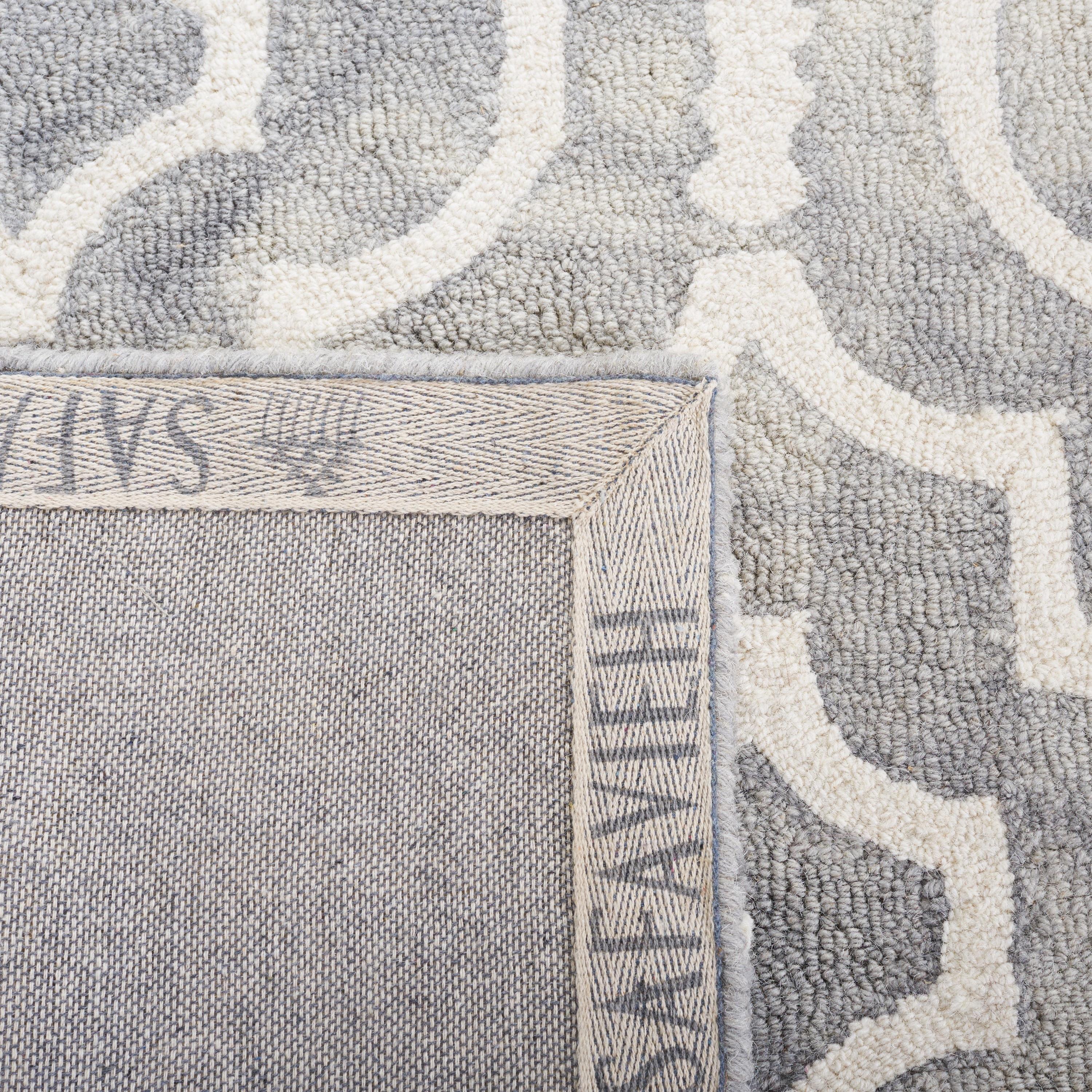 Dip Dye DDY538 Hand Tufted Indoor Accent Rug - Grey/Ivory - 2'x3' - Safavieh