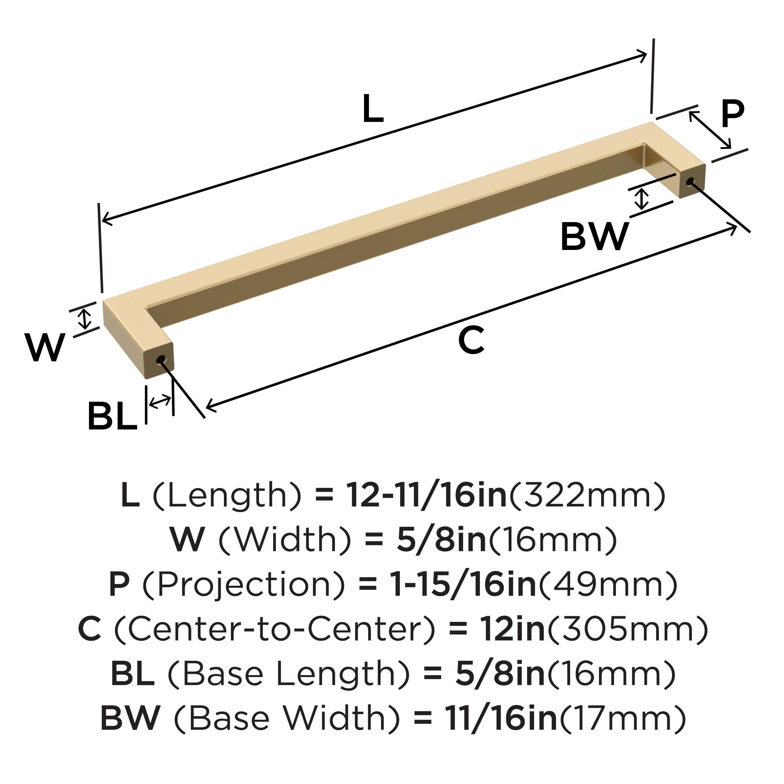 Monument 12" Center to Center Appliance Pull