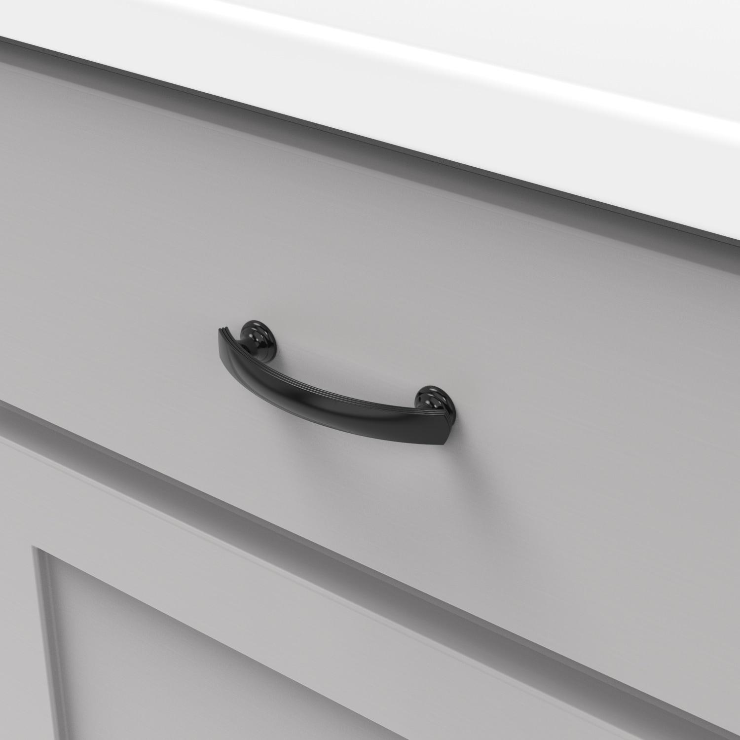 American Diner Kitchen Cabinet Handles, Solid Core Drawer Pulls for Cabinet Doors, 3"