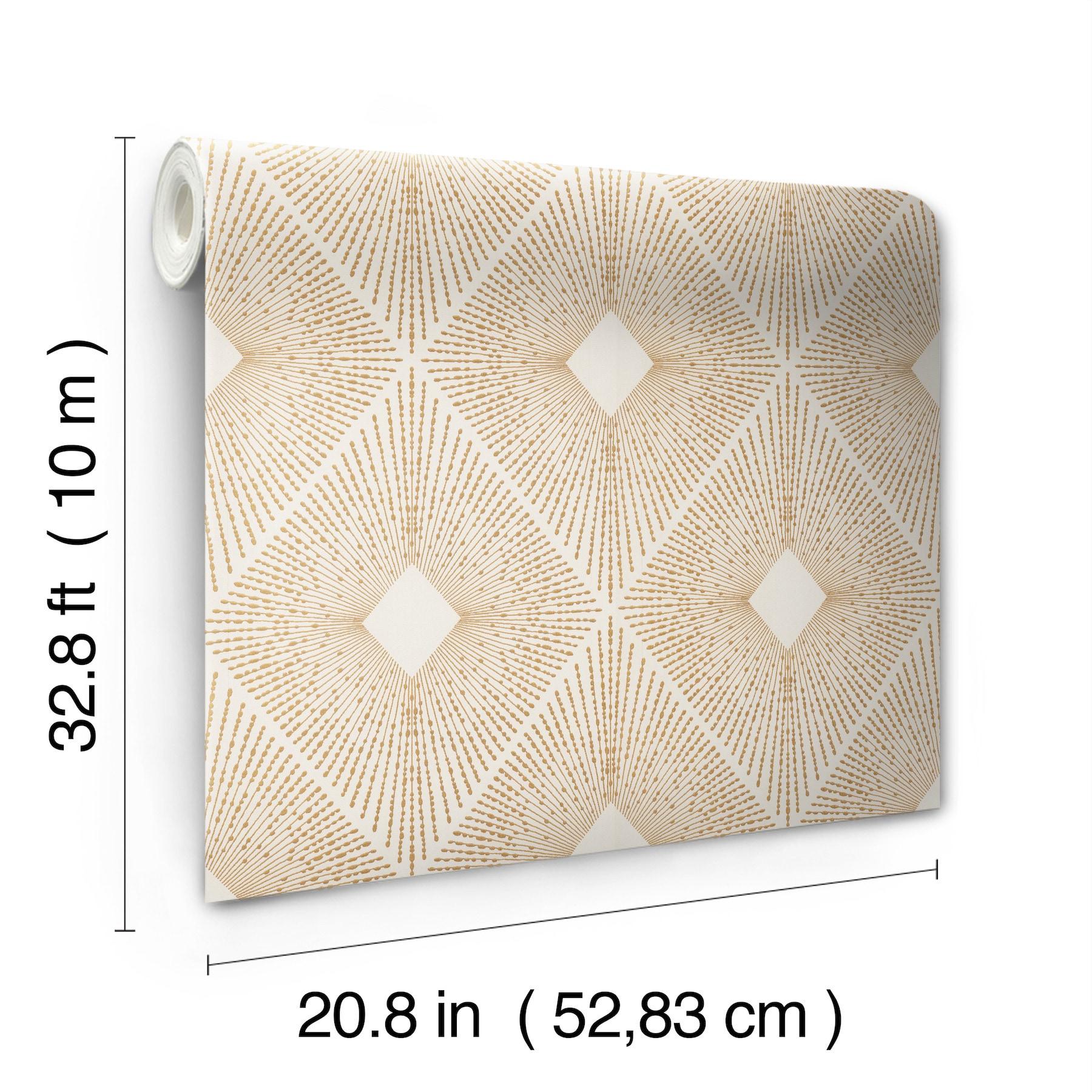 Antonina Vella Modern Metals Modern Geometric Wallpaper