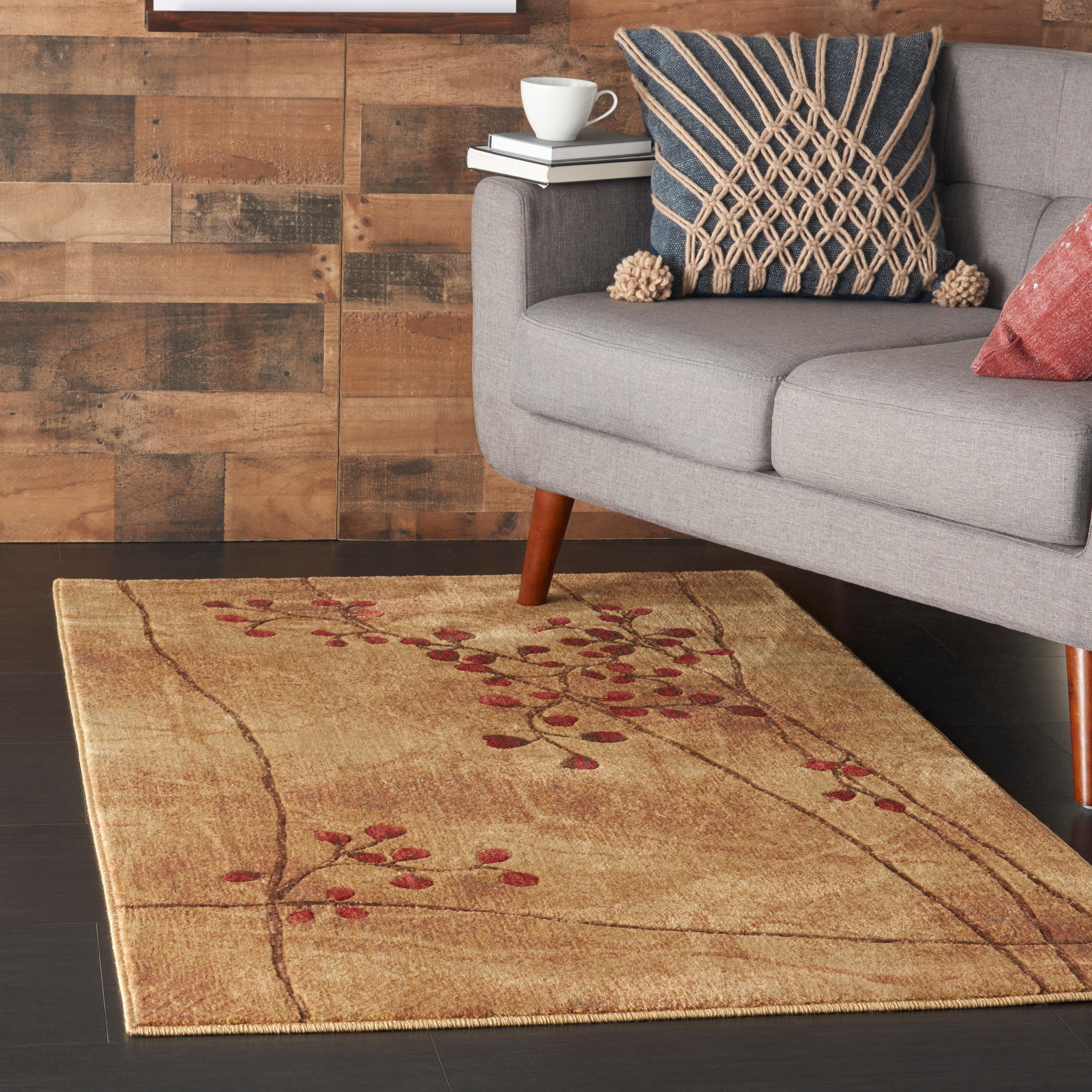 Nourison Somerset Latte Area Rug ST74 3'6" x 5'6"