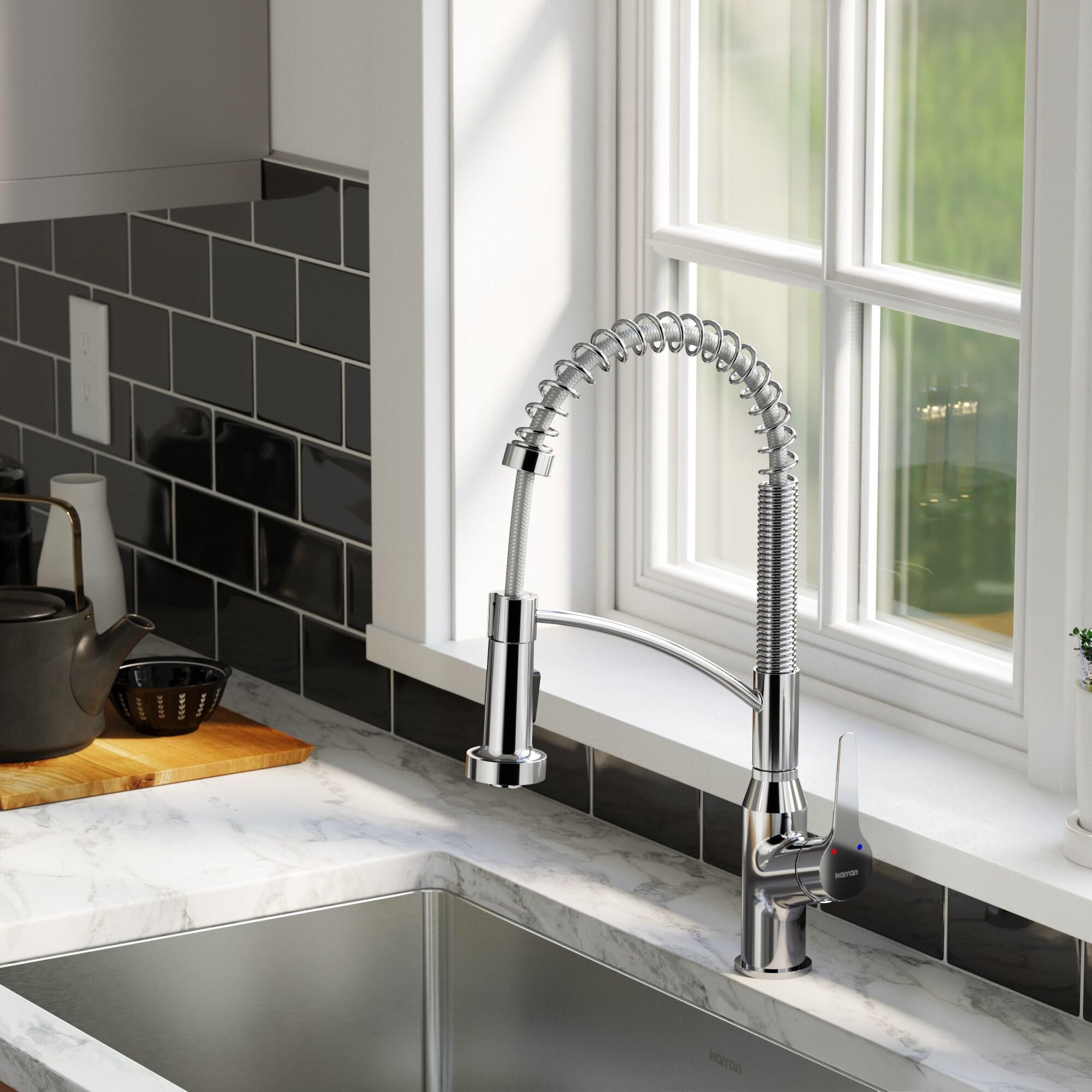 Karran Scottsdale Single-Handle Pull-Down Sprayer Kitchen Faucet