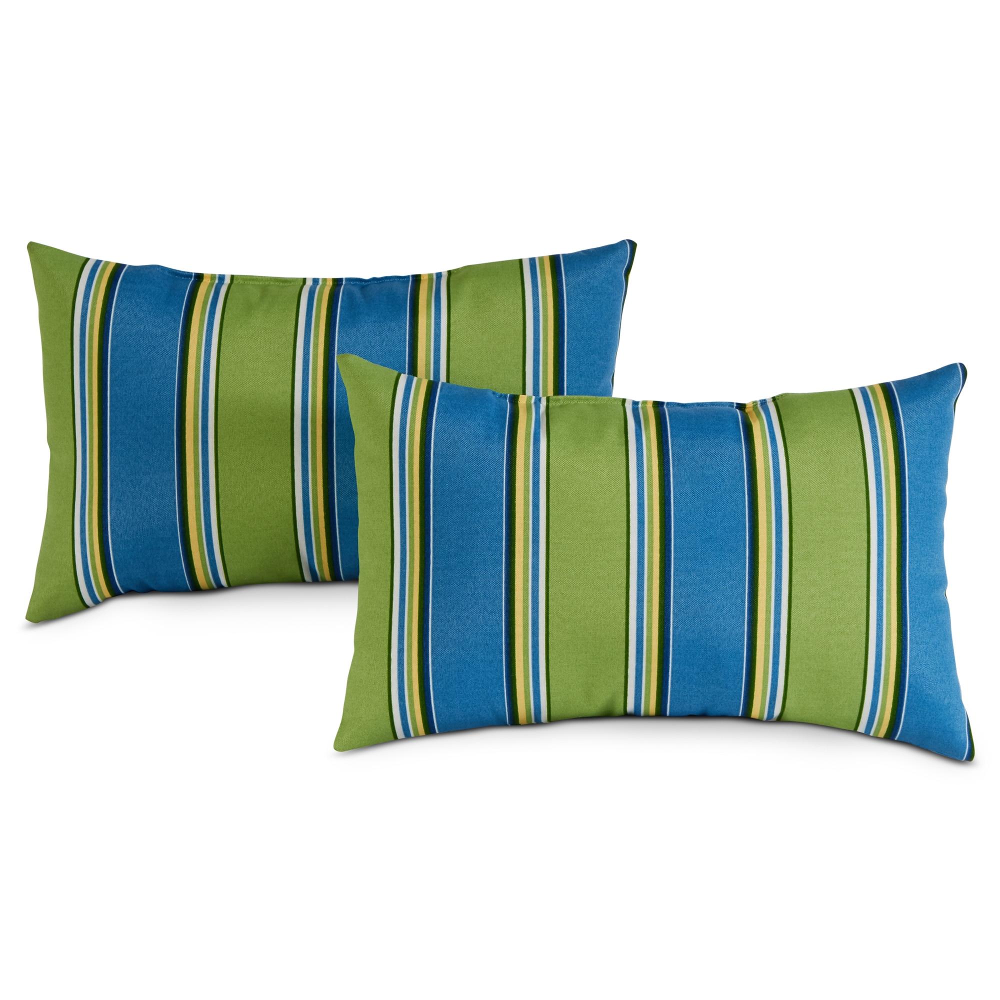 Indoor/Outdoor Reversible Throw Pillow