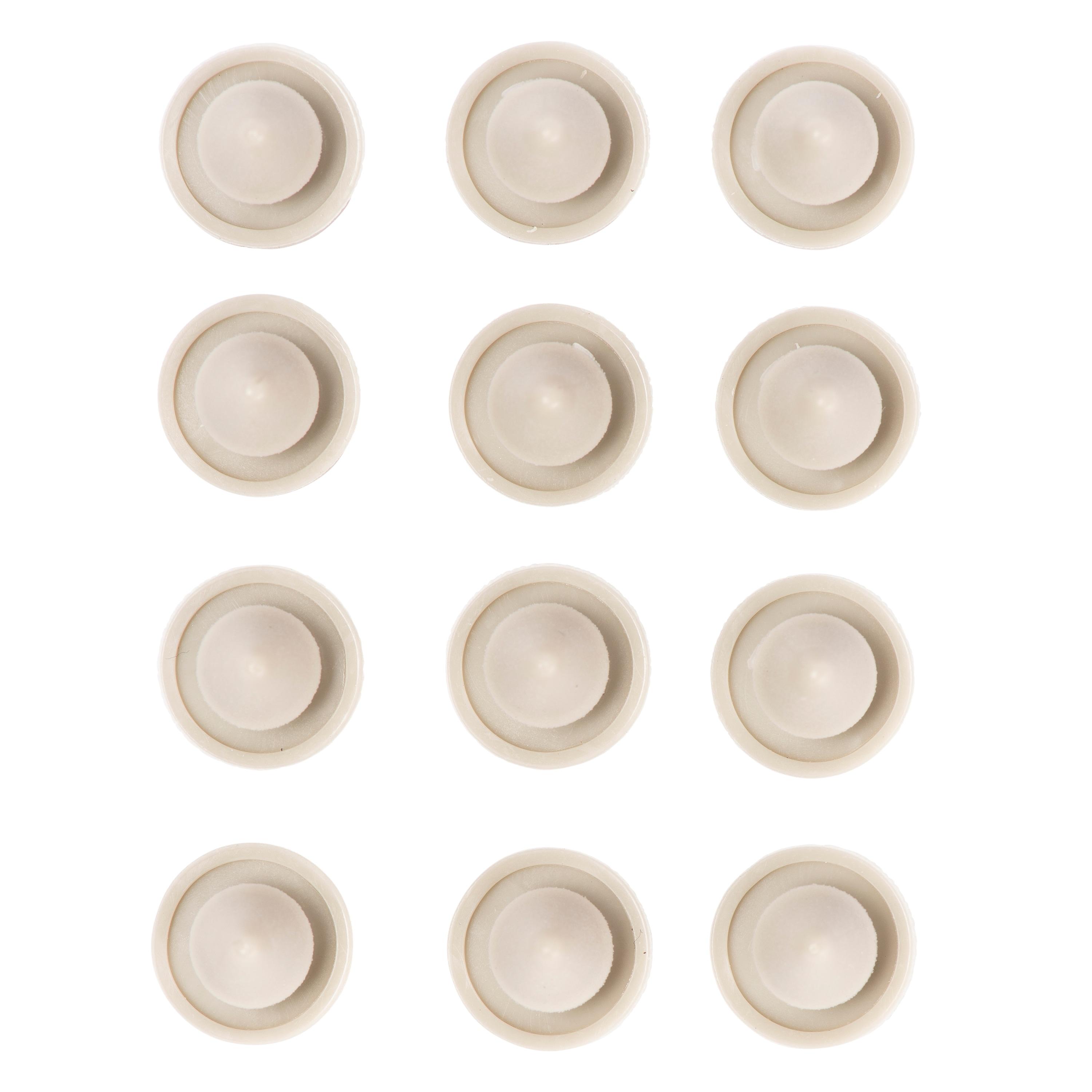 Brinks Plastic Off White Door Bumper Mounts to base trim