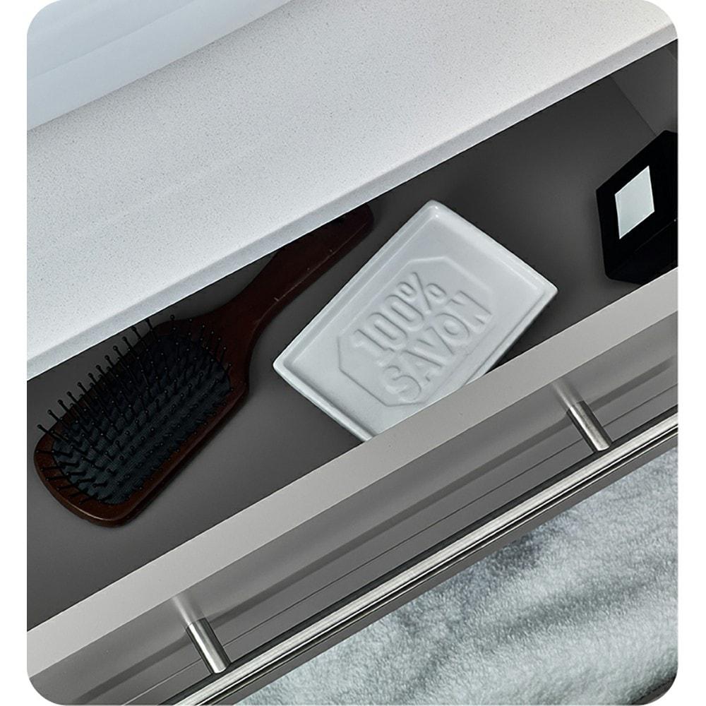 Lucera 24" Wall Mount Modern Single Sink Bathroom Vanity with Top and Undermount Sink