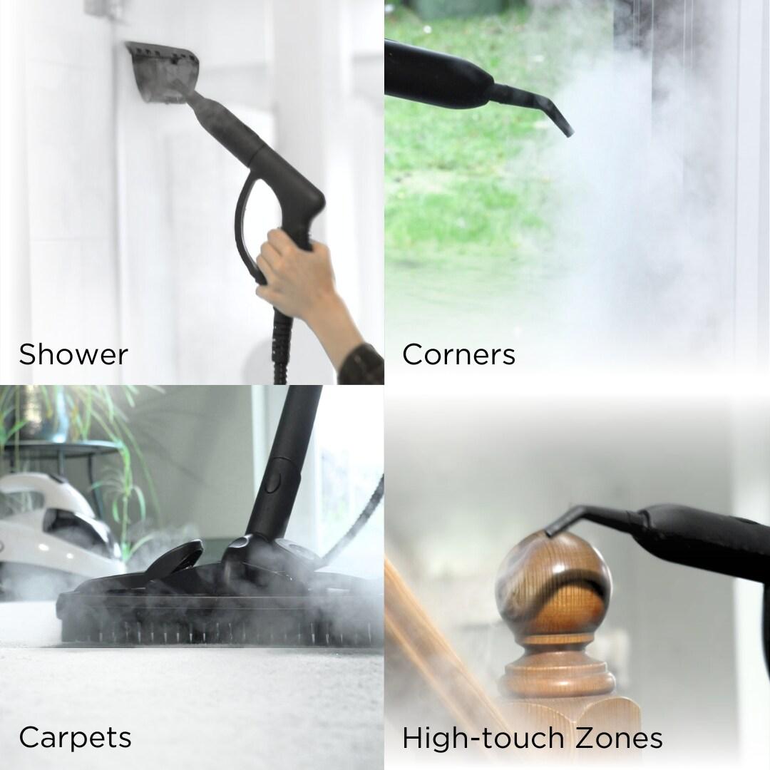 Steam Chief 1800 Watt Steam Cleaner and Portable Sanitizer with Attachments