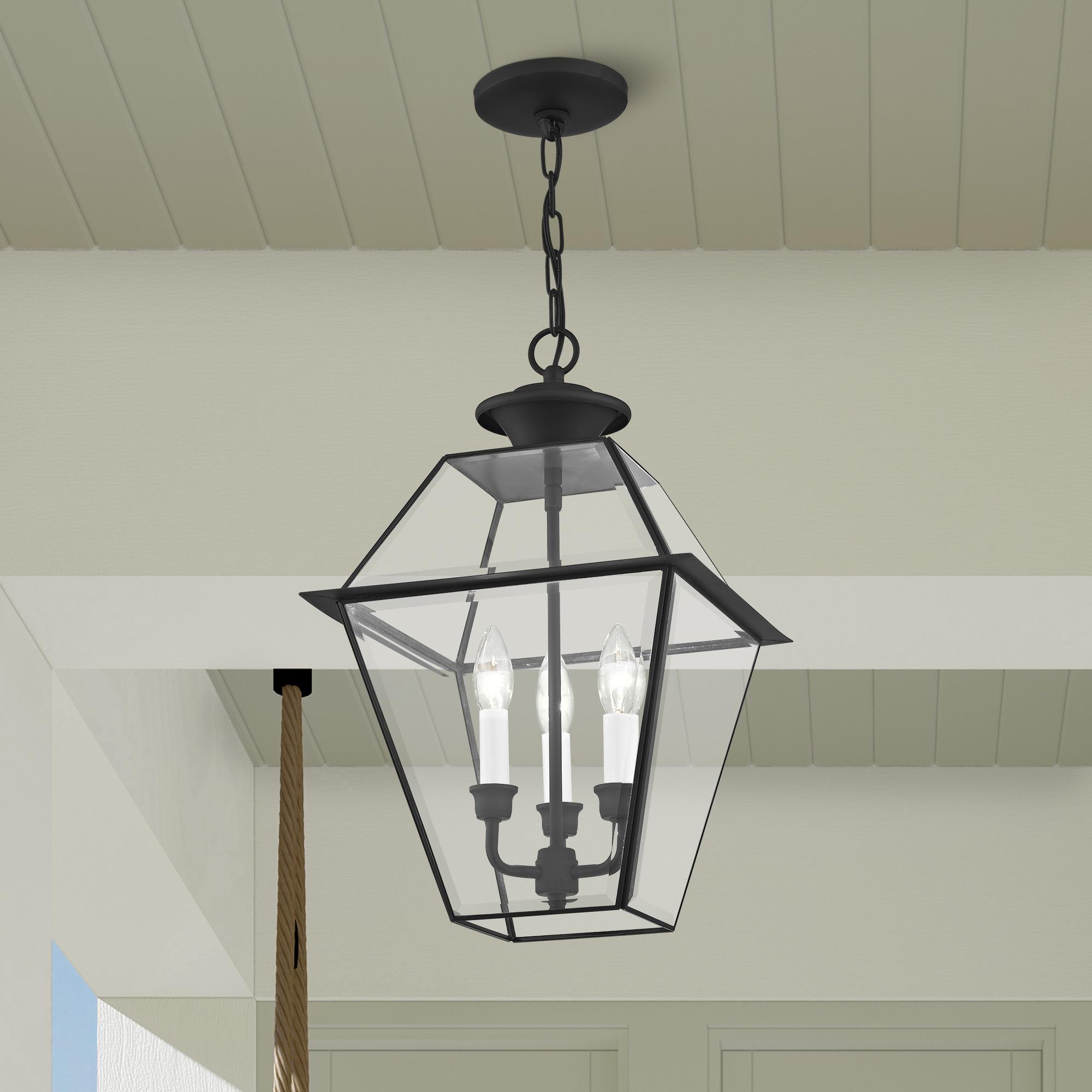 Livex Lighting Westover 3 - Light Pendant in  Black