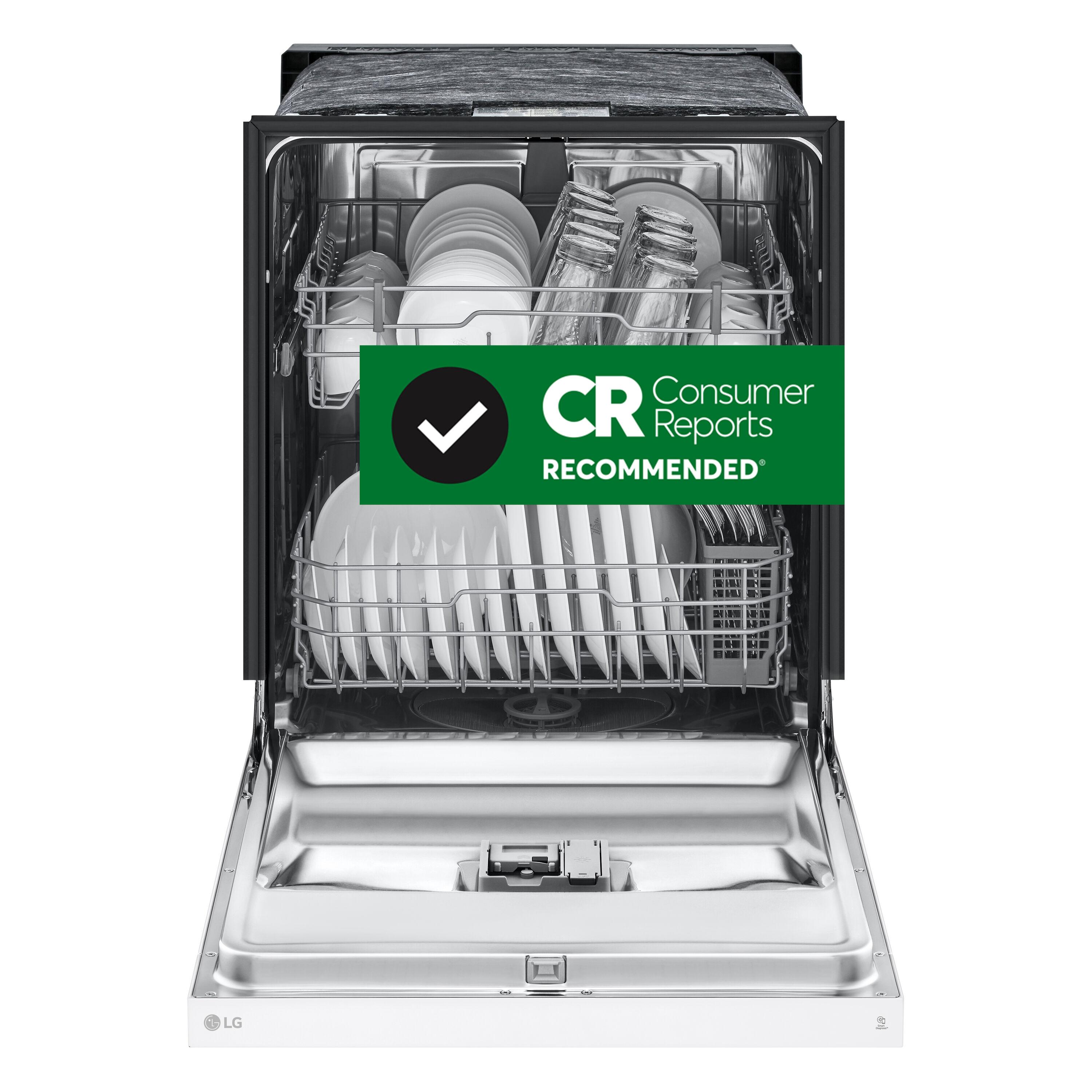 Front Control Dishwasher with LoDecibel Operation and Dynamic Dry