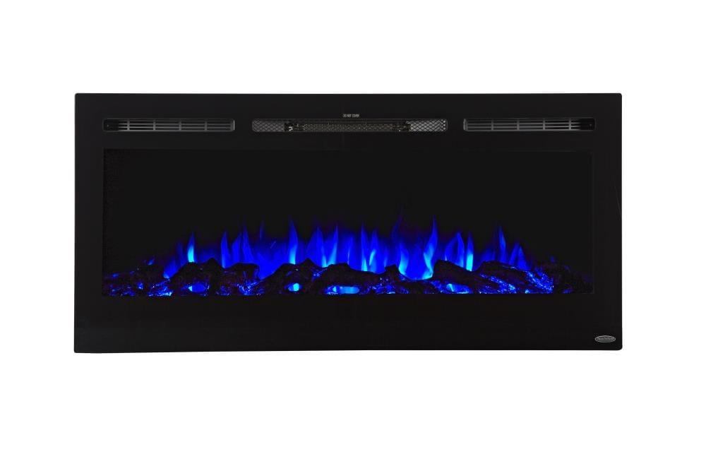 The Sideline Electric Fireplace for Recessed or Wall Mount Installation