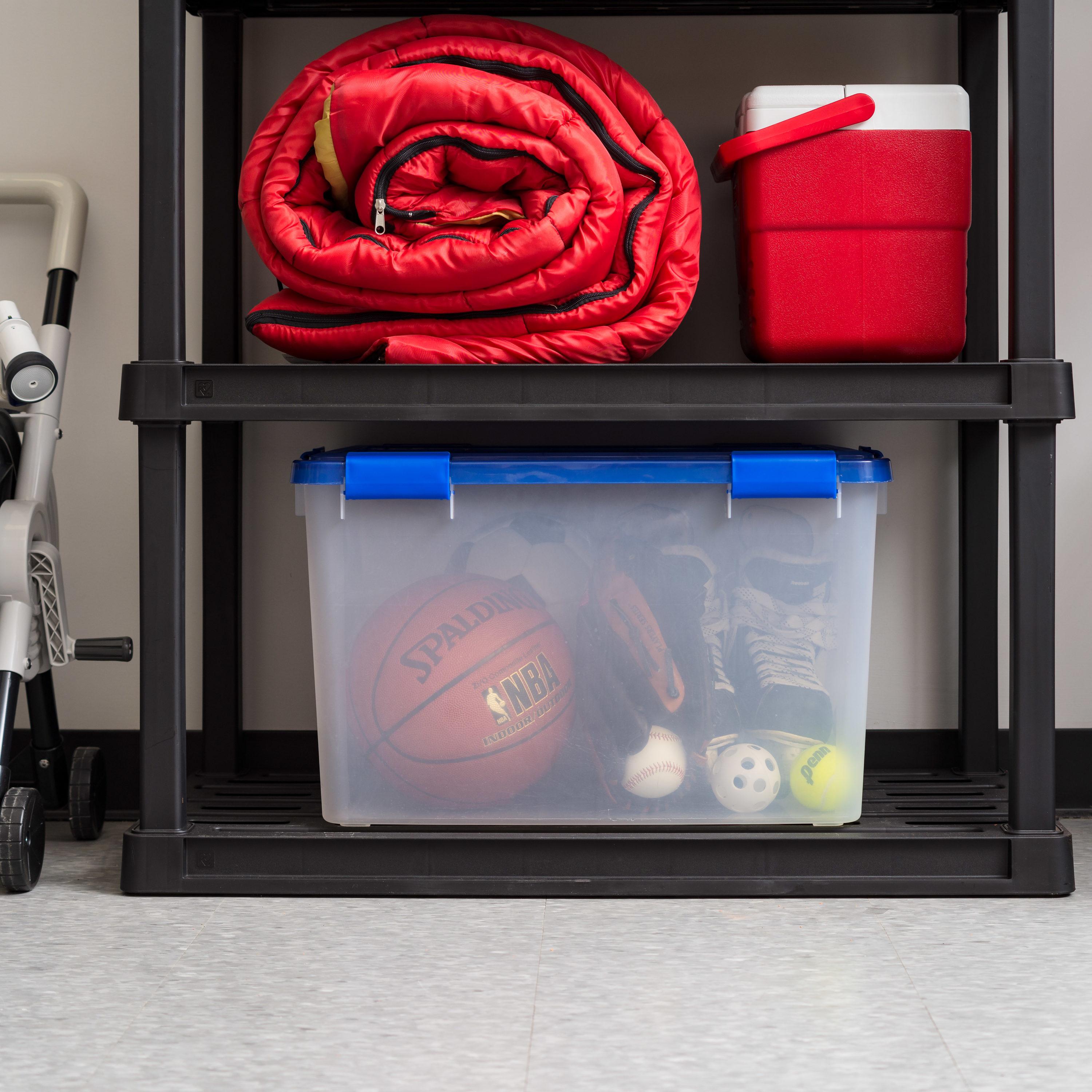 Weatherproof Clear Plastic Storage Tote