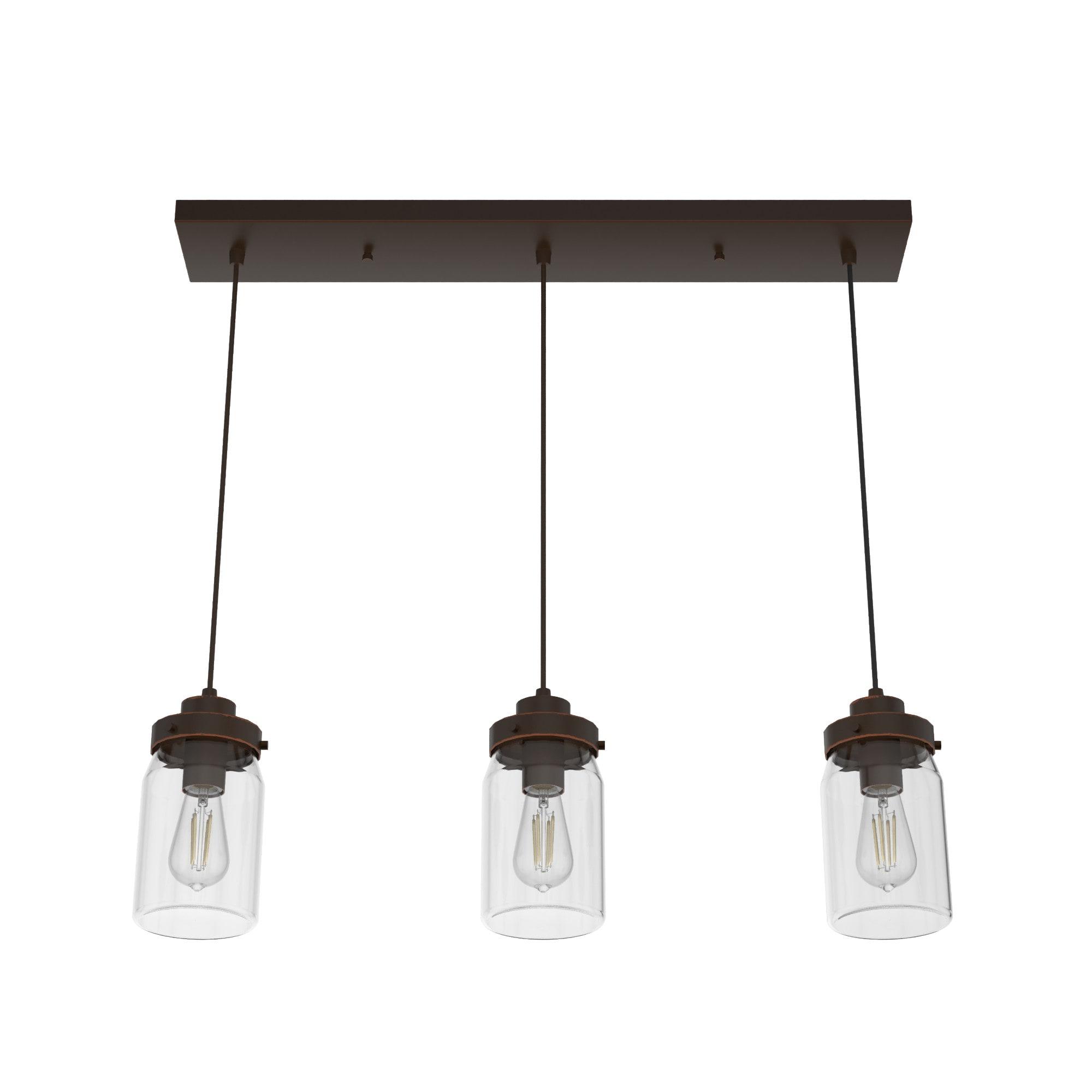 Devon Park 3 - Light Kitchen Island Linear Pendant