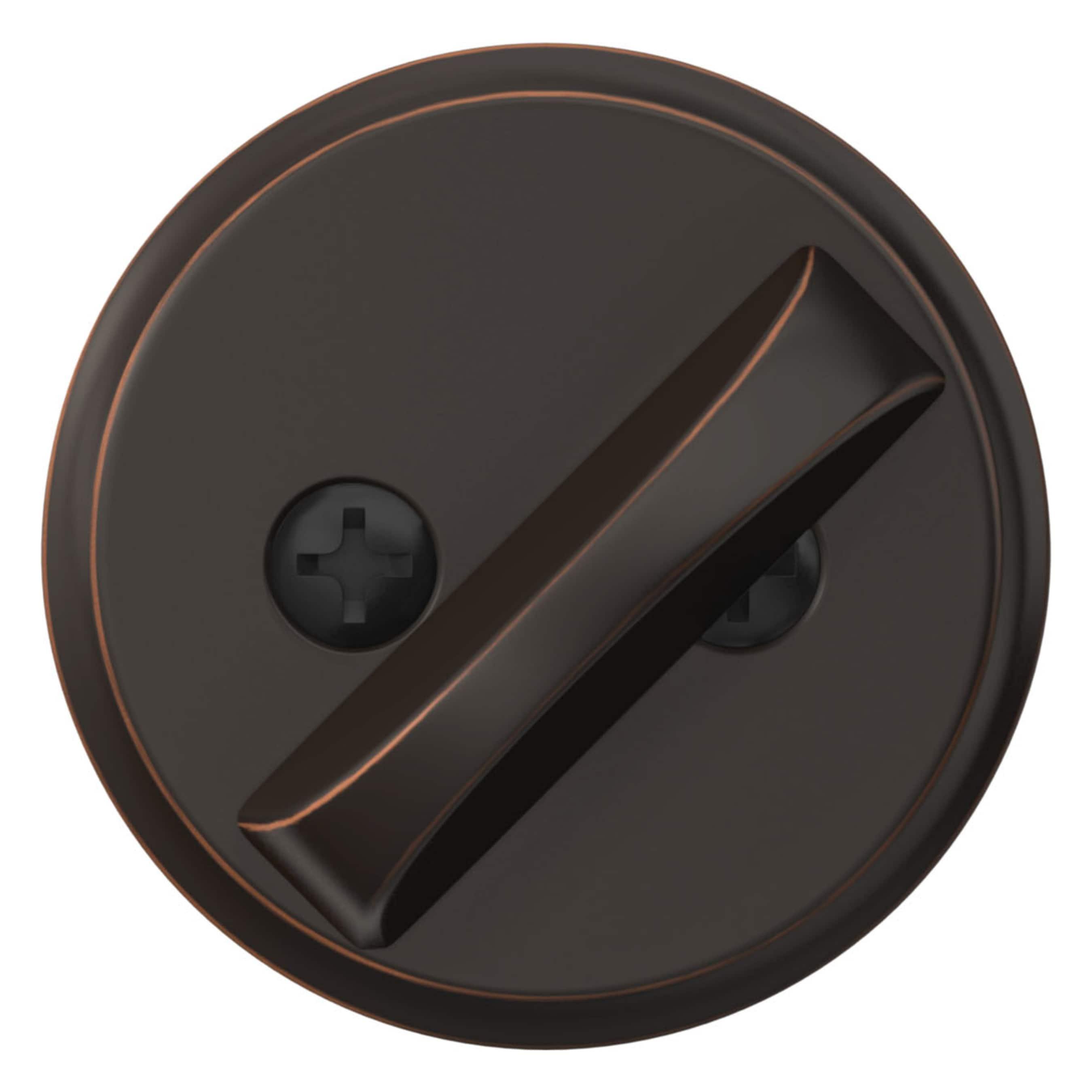 Schlage Aged Bronze Zinc Single Cylinder Deadbolt