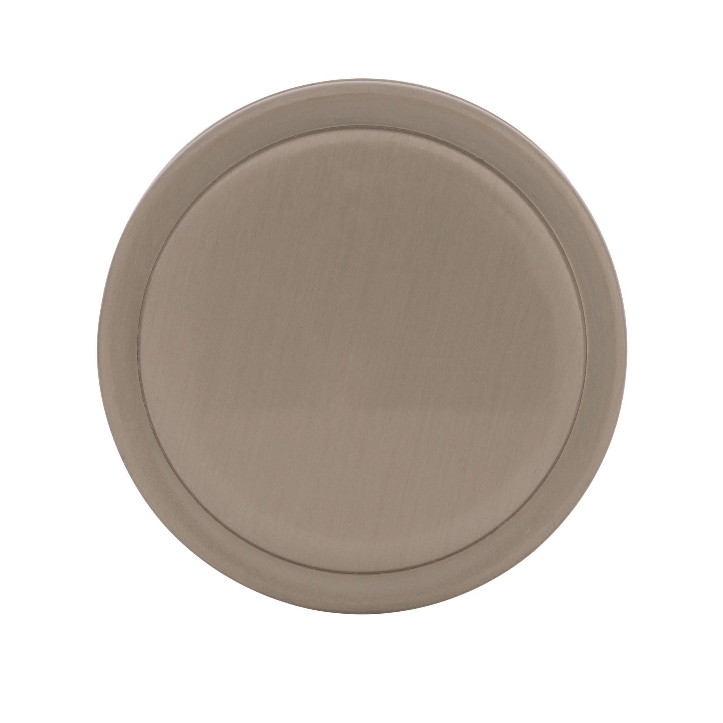 Amerock Oberon 1-3/8 inch (35mm) Diameter Satin Nickel Cabinet Knob