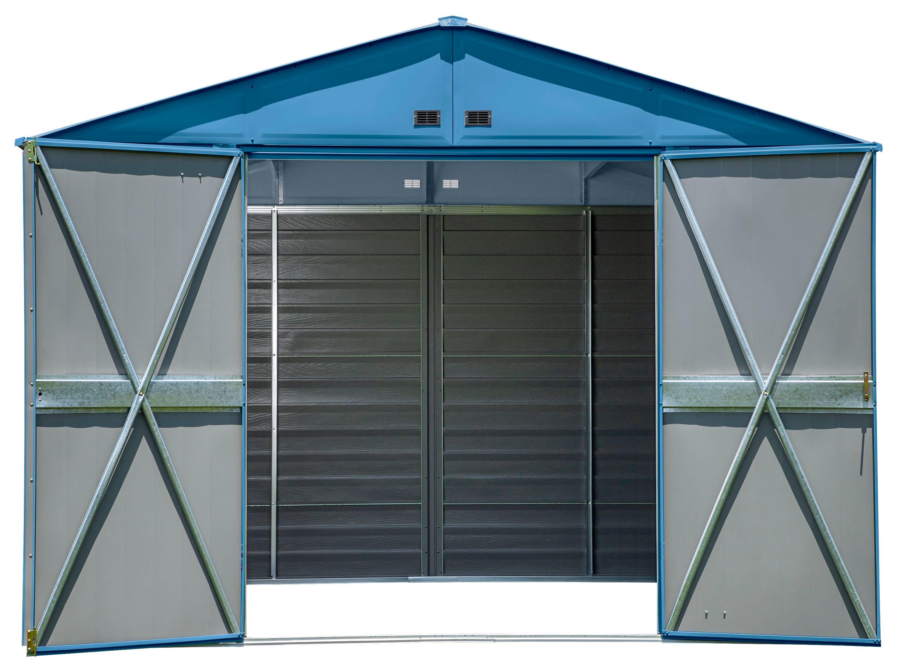 Arrow 10 ft. W x 12 ft. D Metal Storage Shed