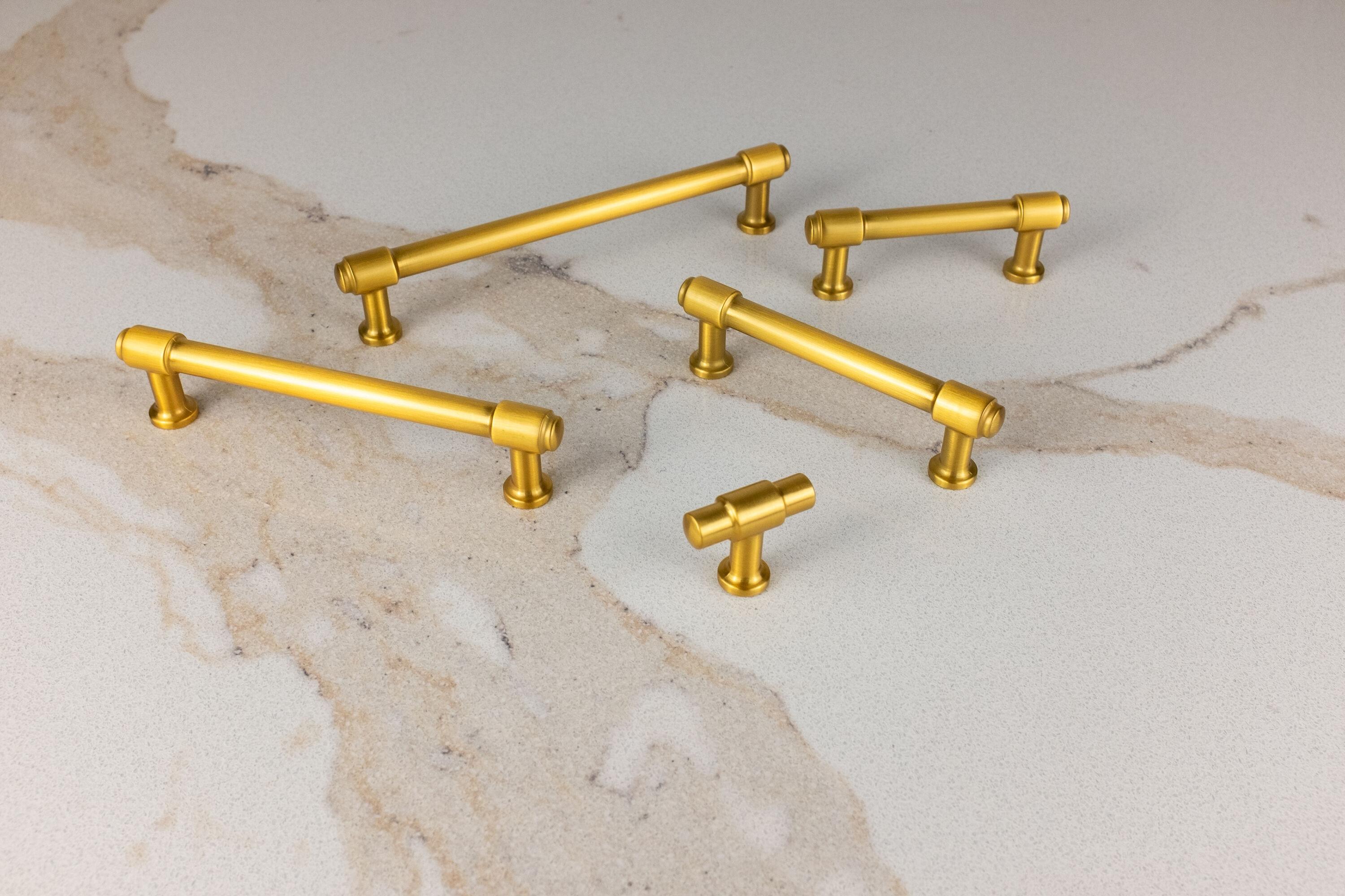 Piper Kitchen Cabinet Handles, Solid Core Drawer Pulls for Cabinet Doors, 5-1/16" (128mm)