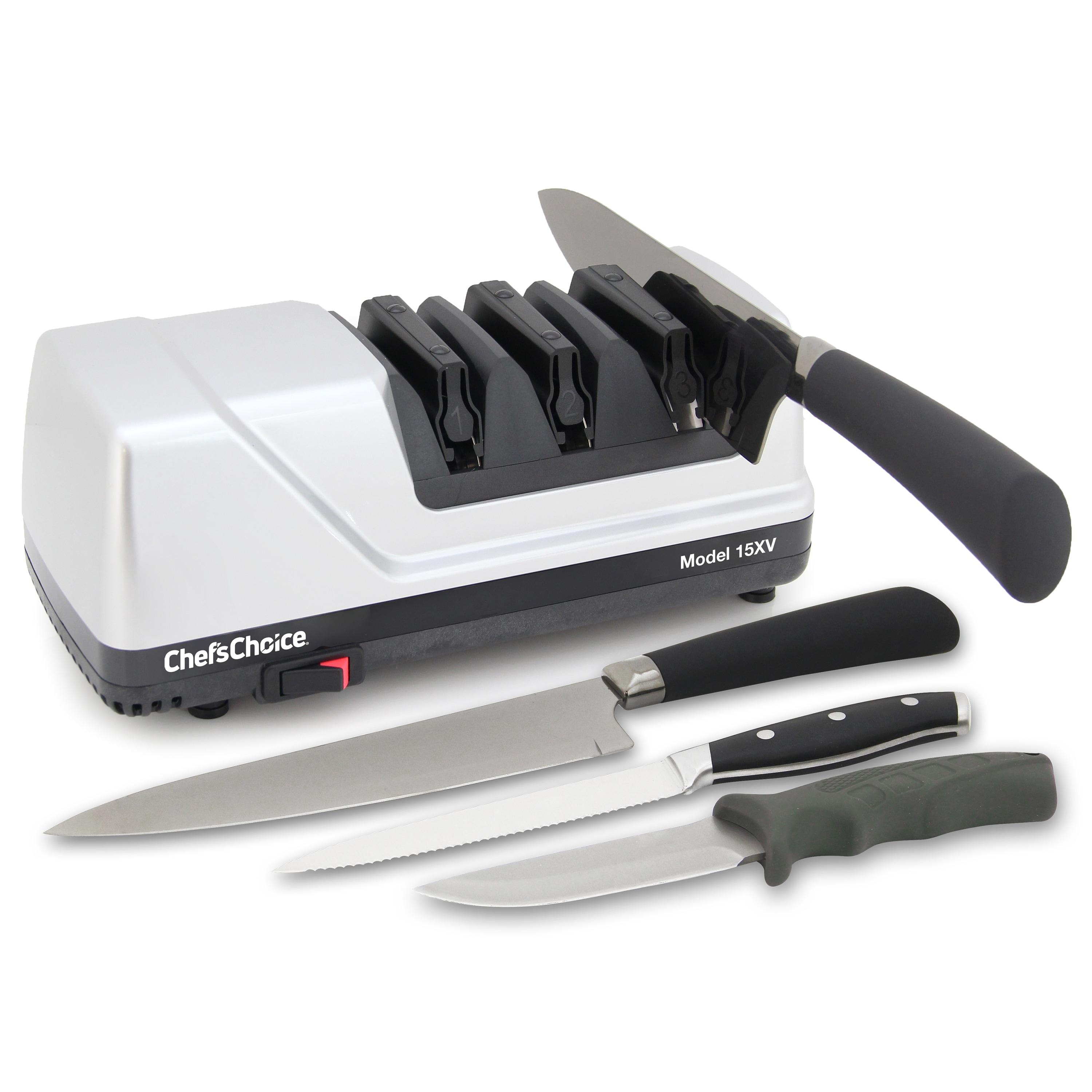 Chef'sChoice Chef'sChoice Model 15XV Professional Electric Knife Sharpener, 3-Stage 15-Degree Trizor