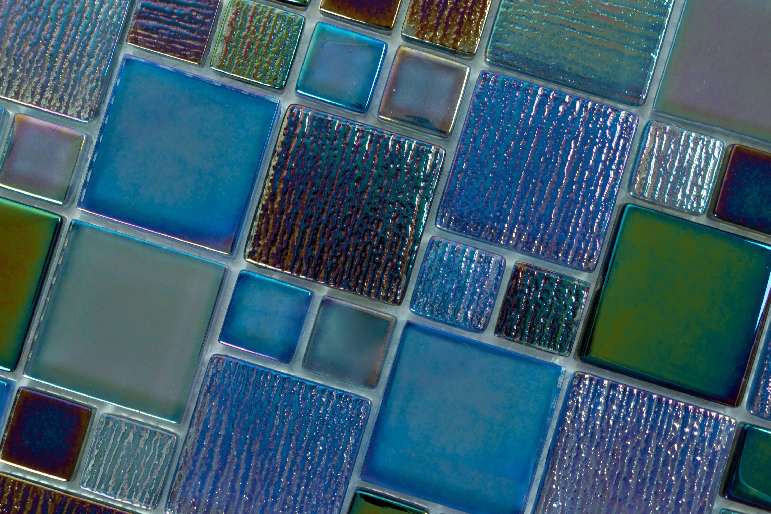 Reflections Artista Glass Versailles Mosaic Sheet Tile