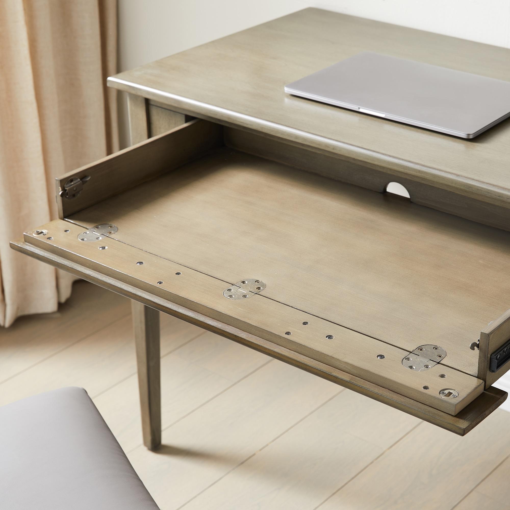 Leick Home Stratus Laptop Desk in Smoke Gray