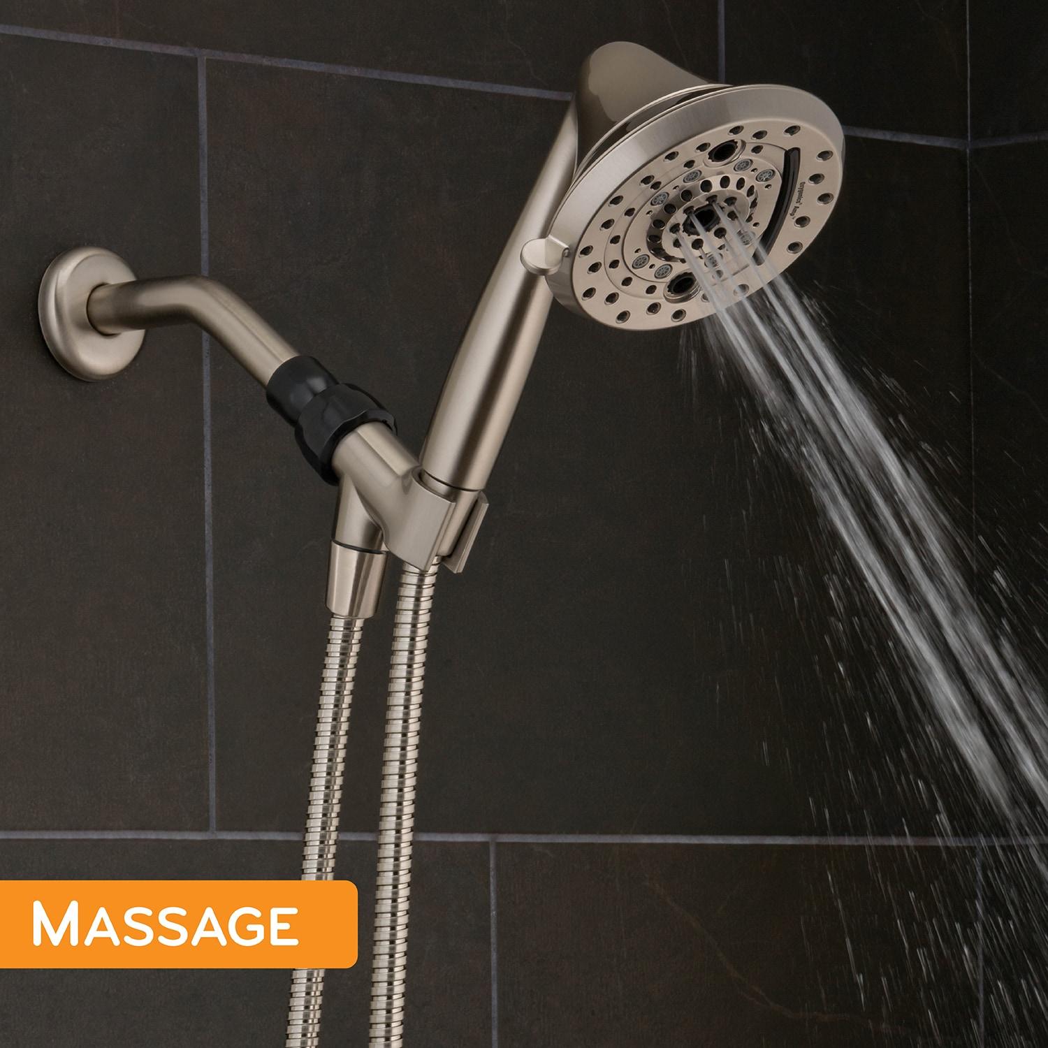 Oxygenics 114187 5 in. 1.8GPM Amp Brushed Nickel Shower Head