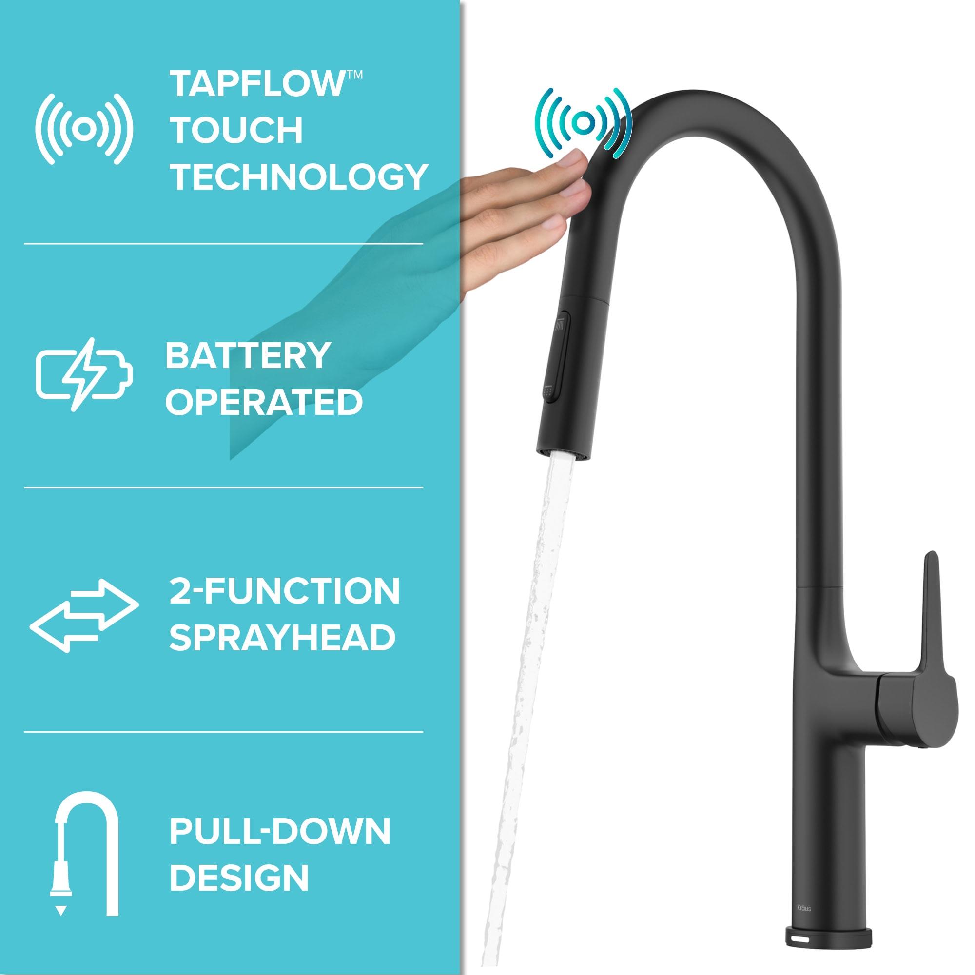 Pull Down Touch Single Handle Kitchen Faucet