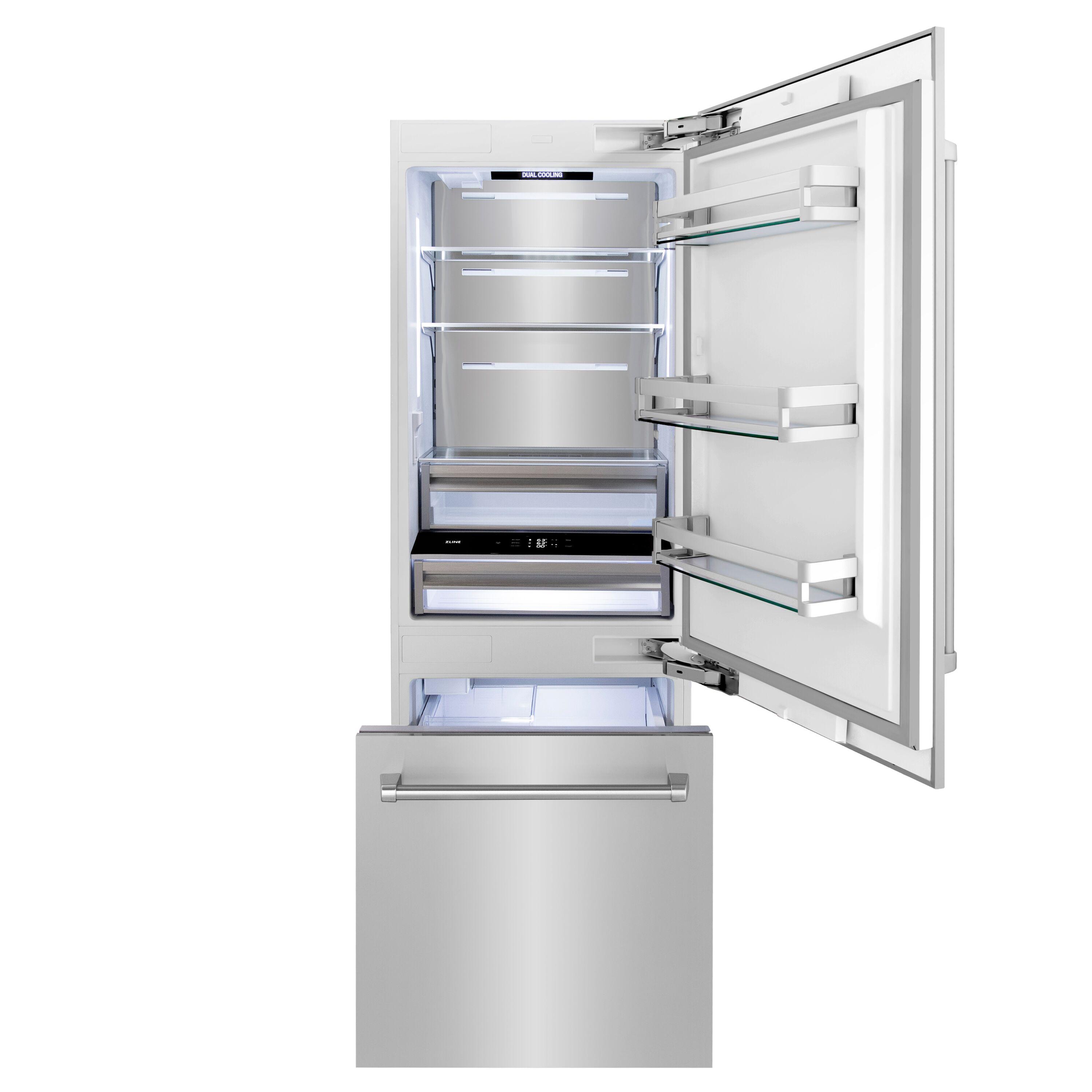 ZLINE KITCHEN AND BATH RBIV30430 bottom freezer built in refrigerator