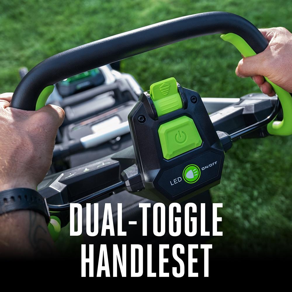 EGO POWER+ 21” 6.0Ah Battery Powered Self-Propelled Walk-Behind Lawn Mower, 50 Minutes Run Time