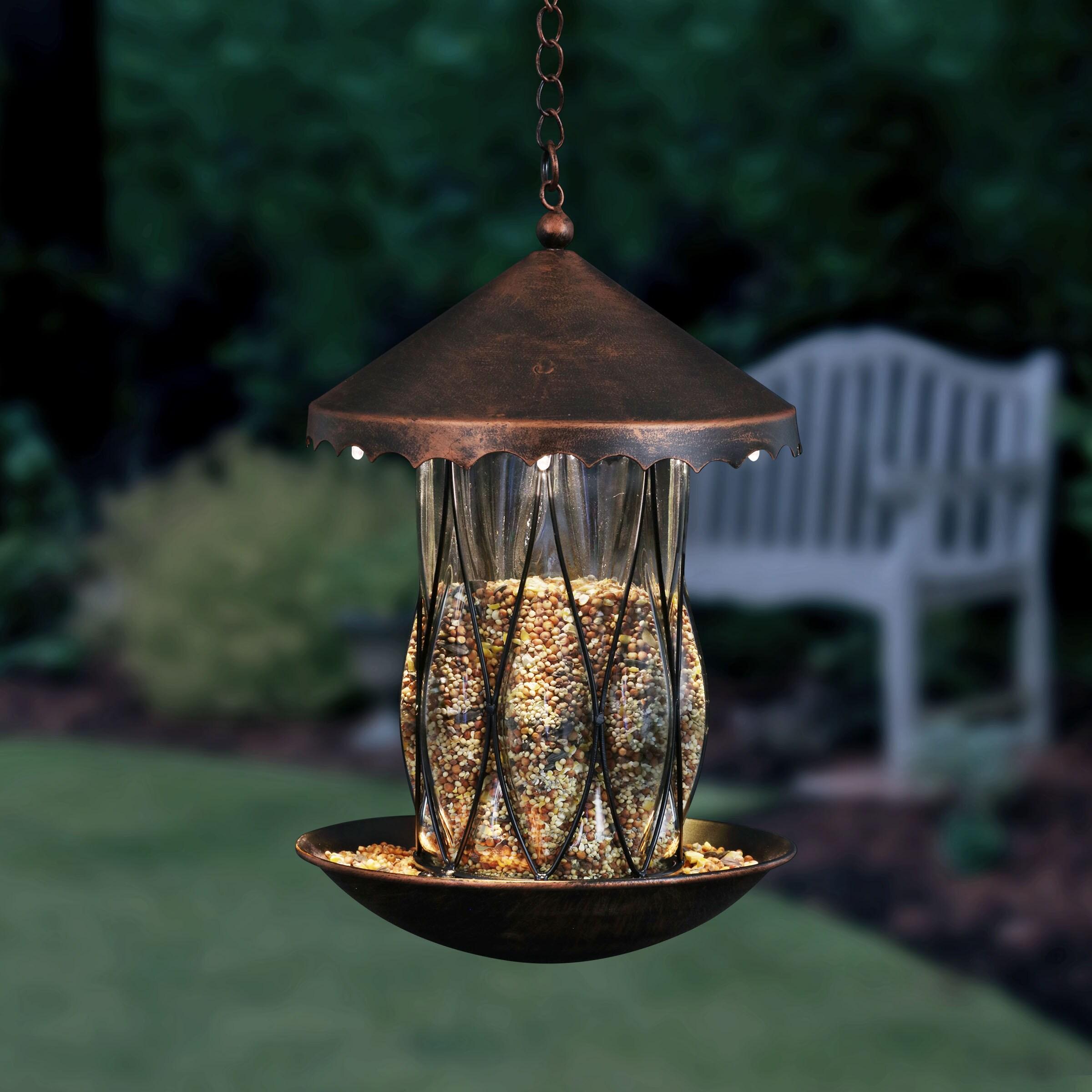 Metal Hanging Decorative Bird Feeder